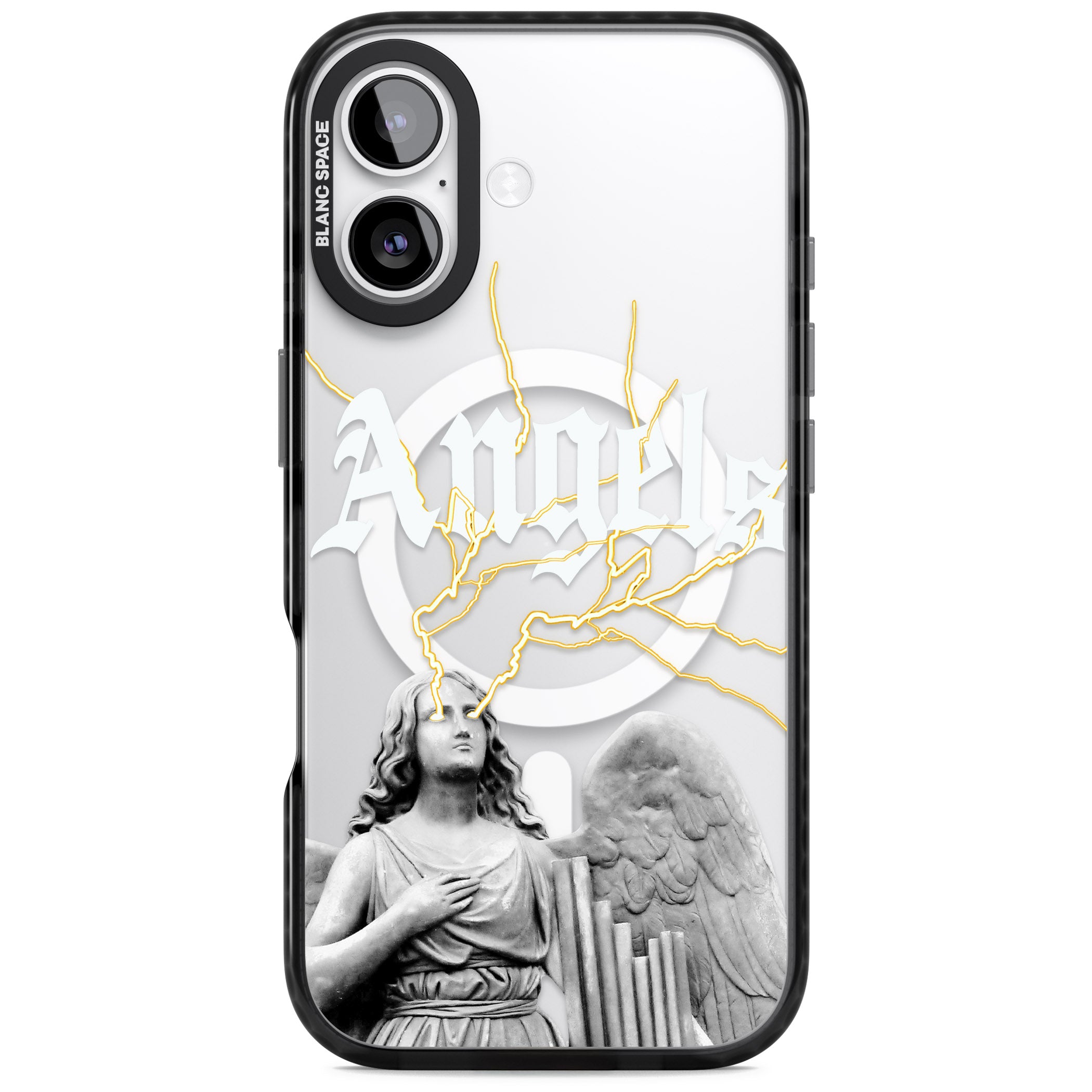 Angels iPhone 17 Impact Pro Black Phone Case