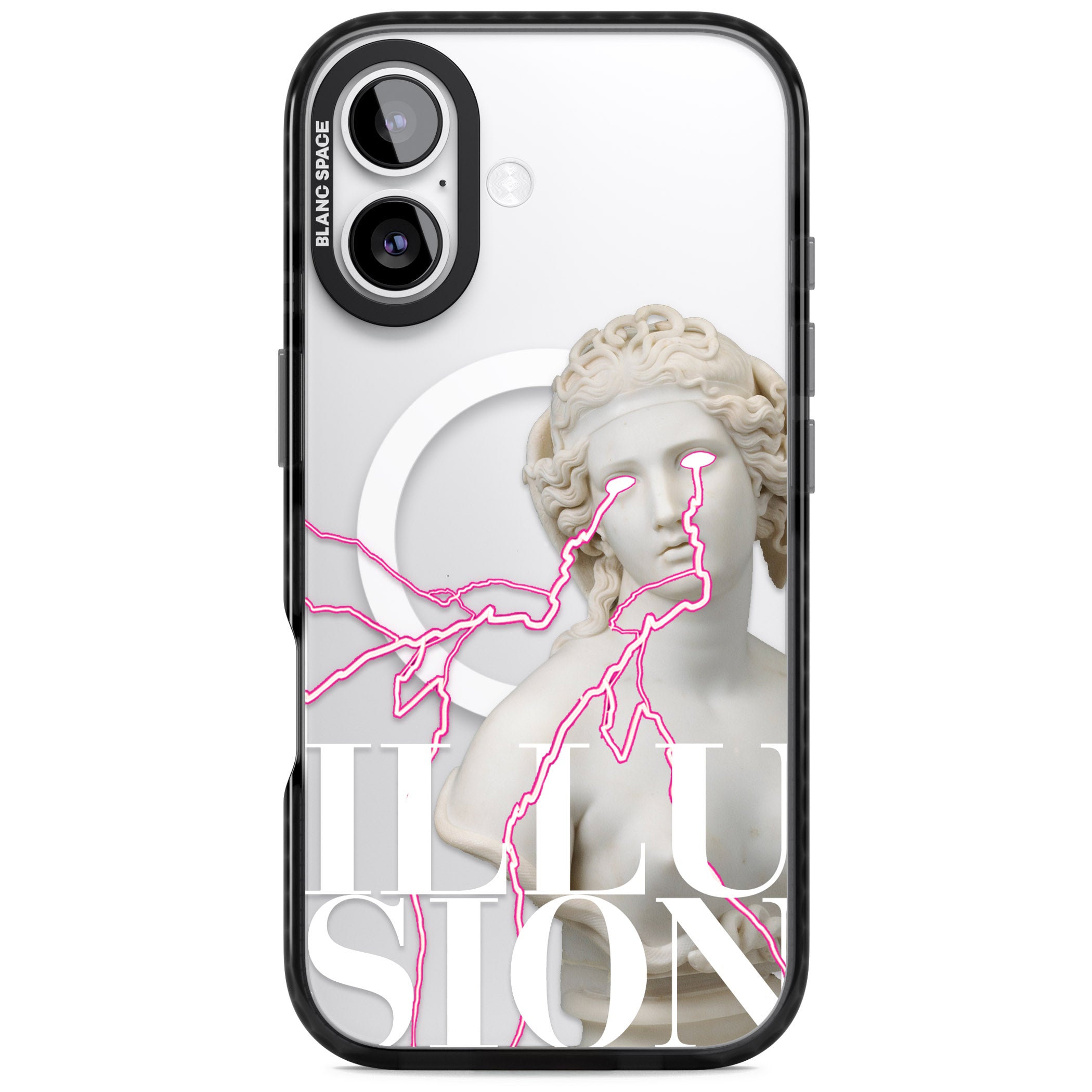 Illusion iPhone 17 Impact Pro Black Phone Case