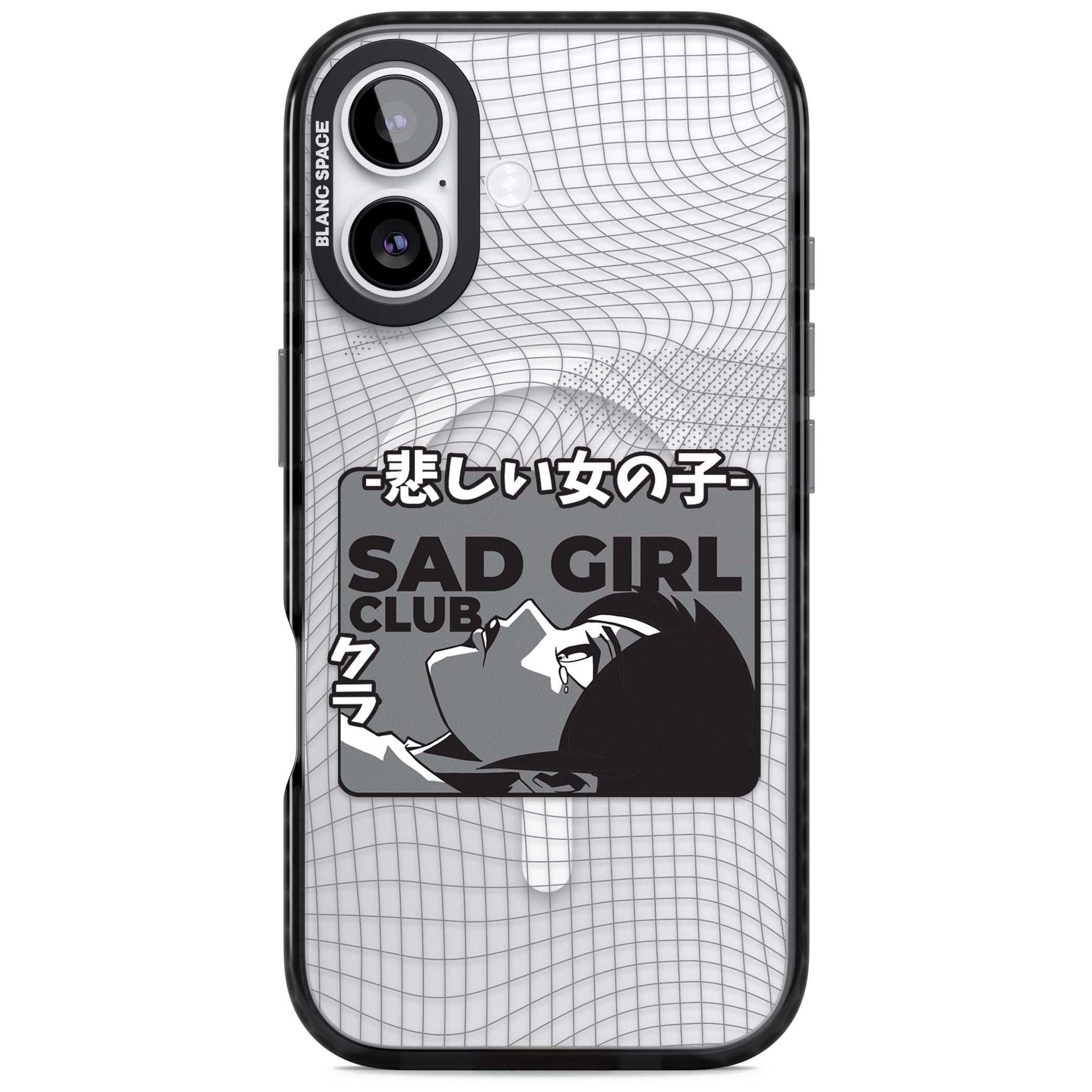 Sad Girl Club iPhone 17 Impact Pro Black Phone Case