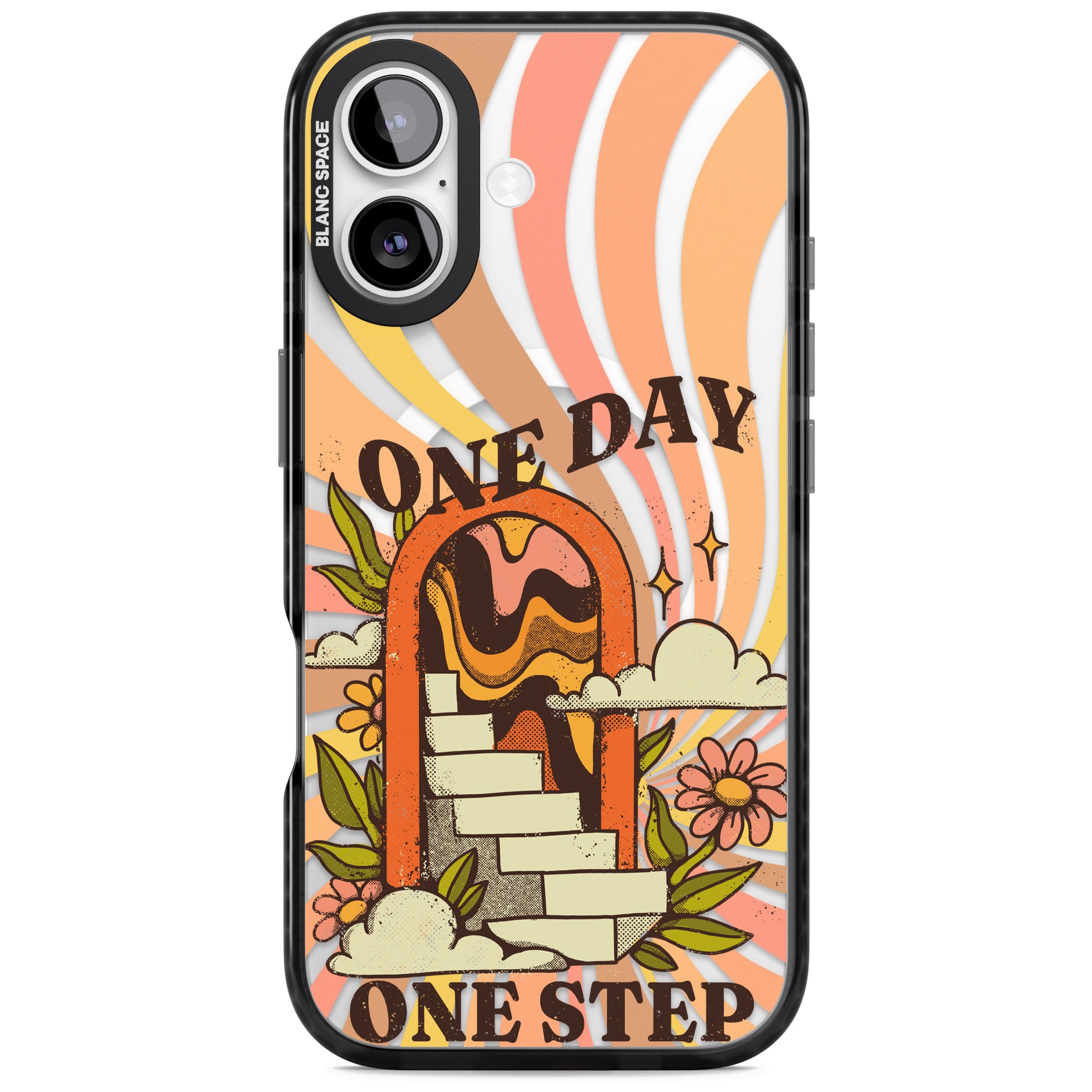 One Day One Step iPhone 17 Impact Pro Black Phone Case