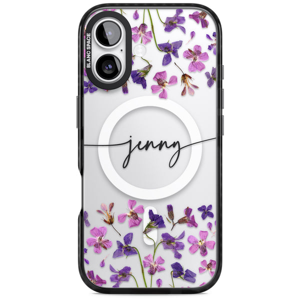 Personalised Purple Wildflowers