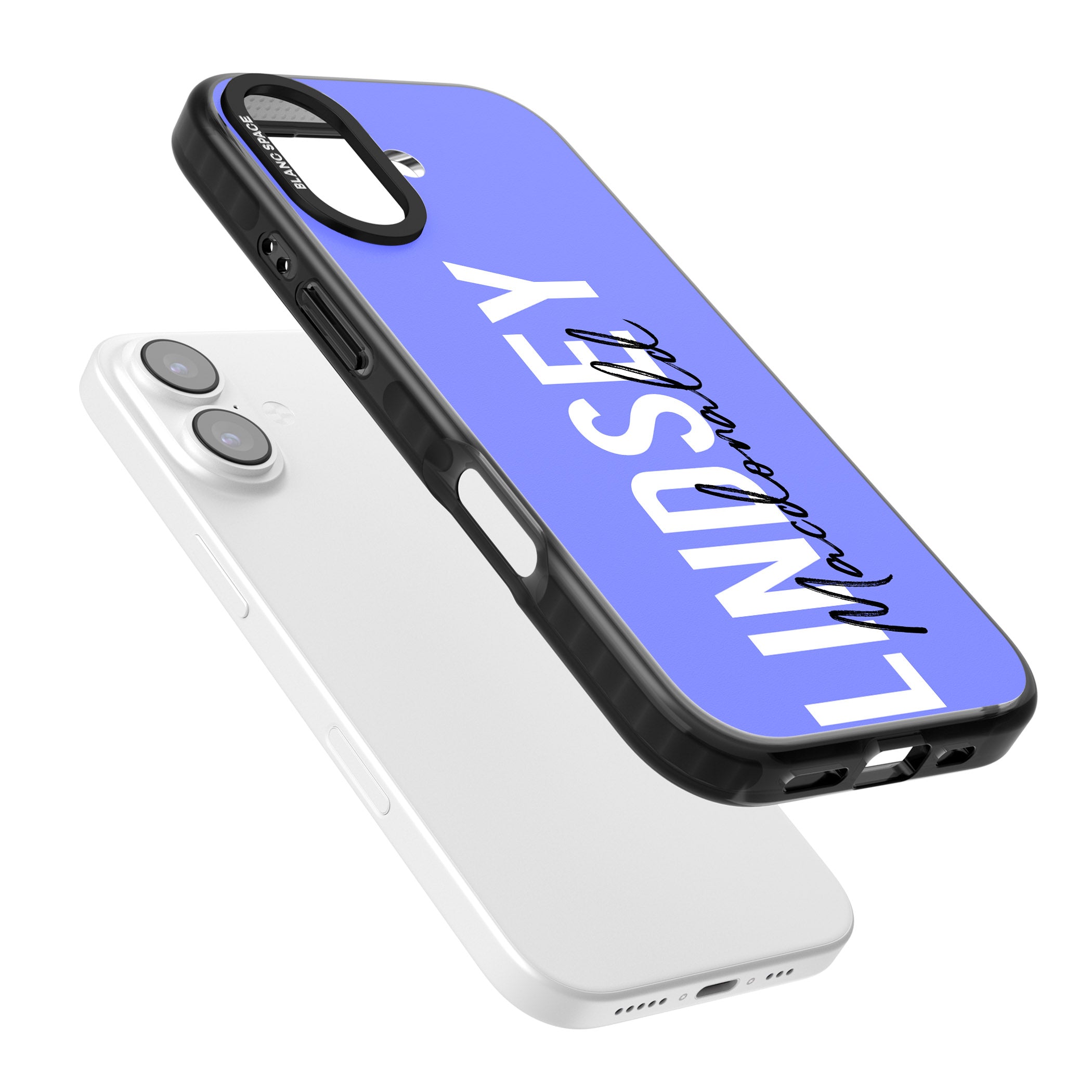 Personalised Bold Name: Purple iPhone 17 Impact Pro Black Phone Case Colours