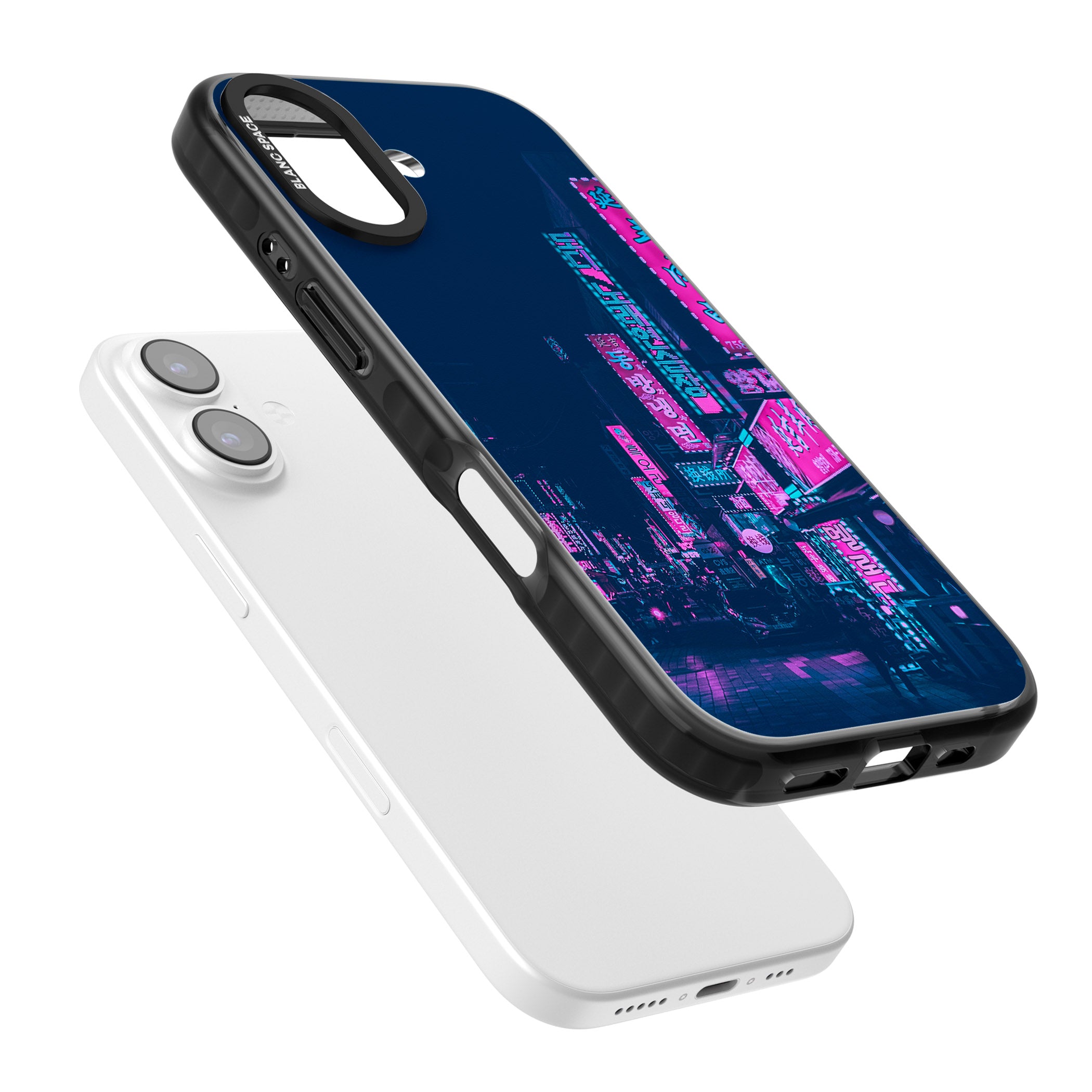 Neon Nights iPhone 17 Impact Pro Black Phone Case Colours