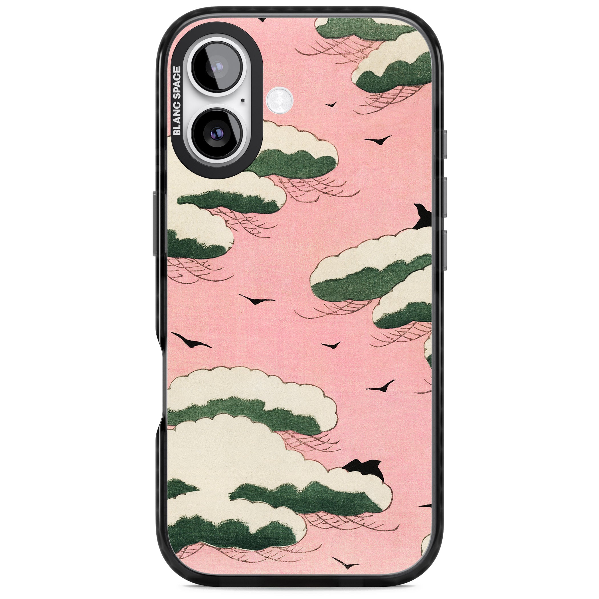 Japanese Pink Sky iPhone 17 Impact Pro Black Phone Case