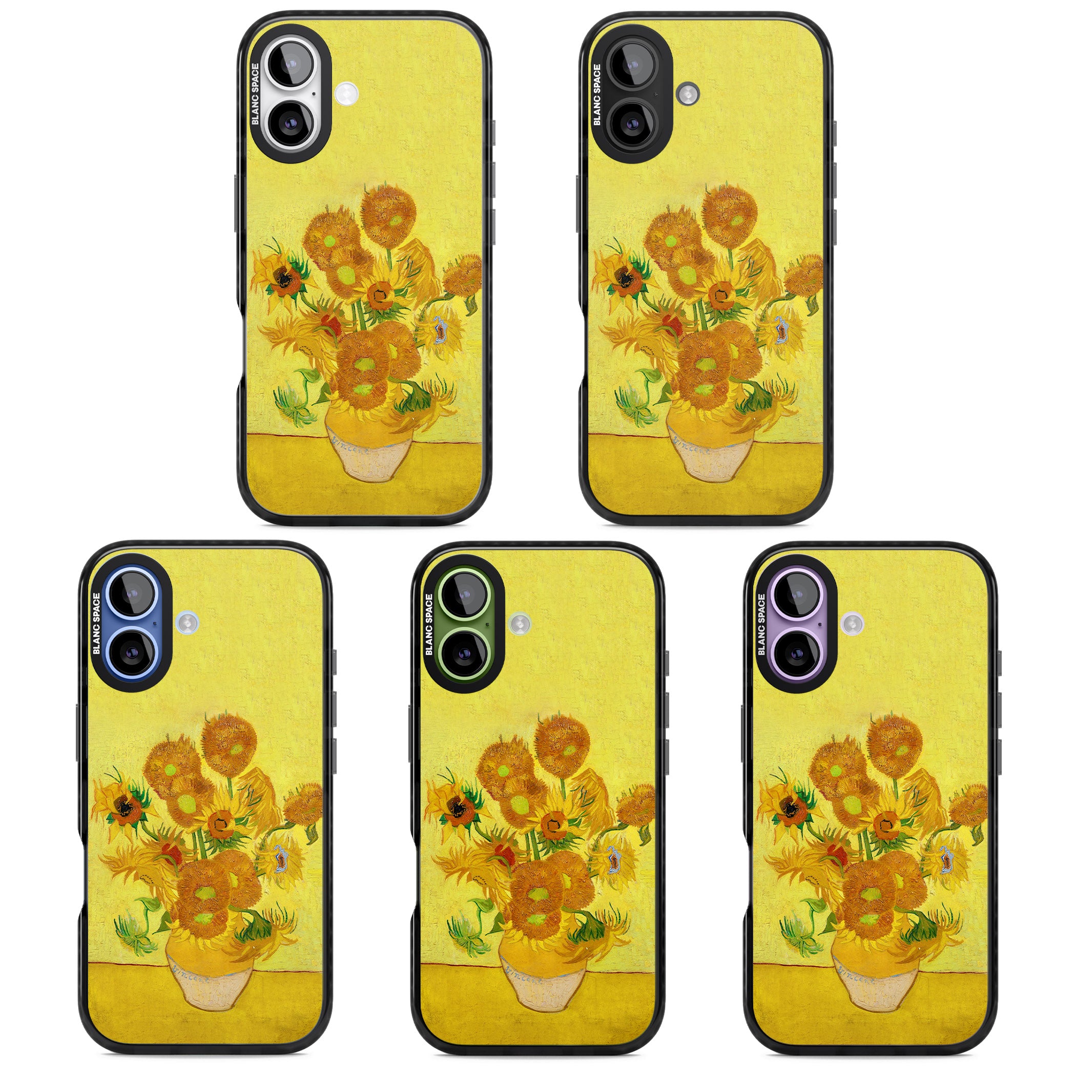 Sunflowers iPhone 17 Impact Pro Black Phone Case APT Impact Protection