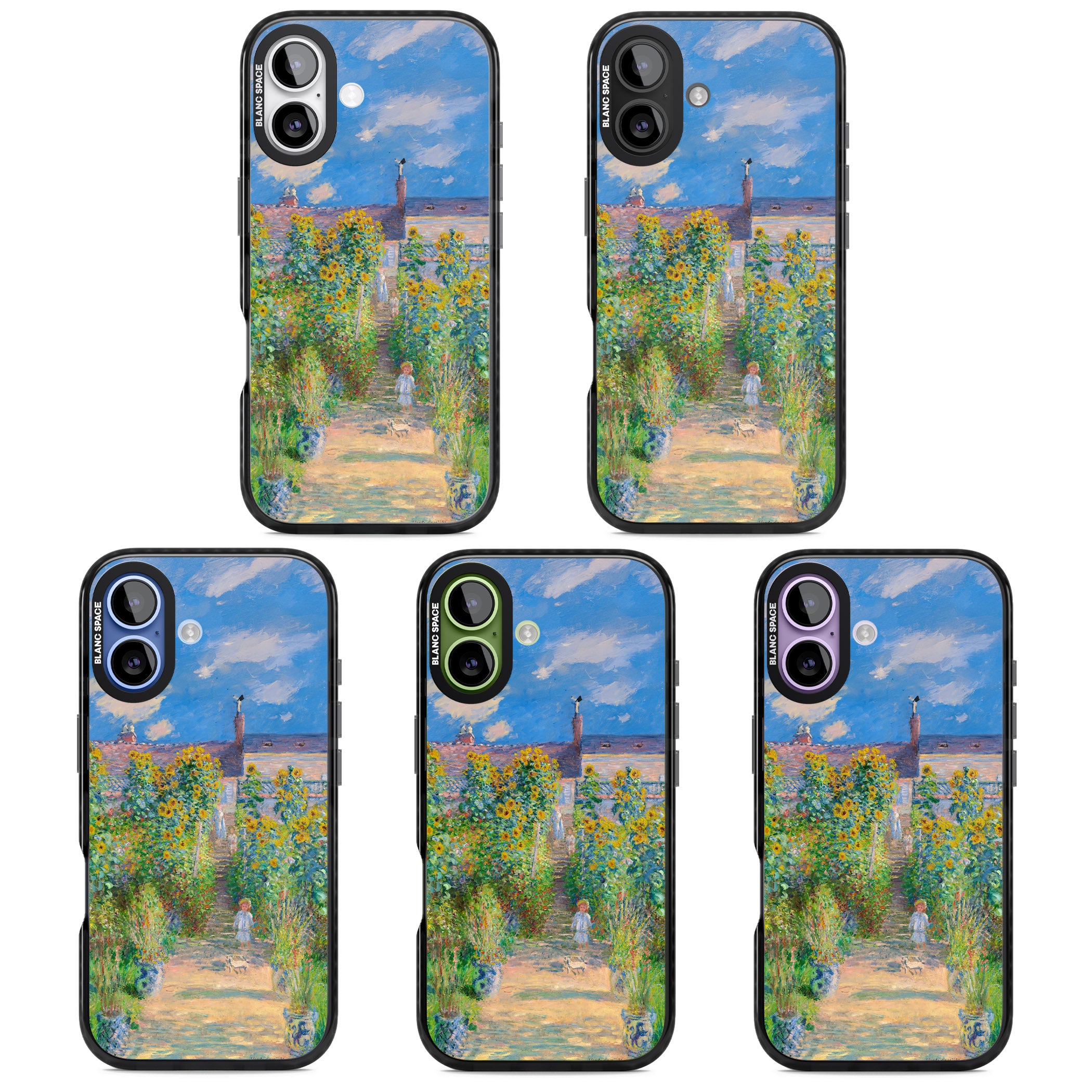 Garden at Vetheuil iPhone 17 Impact Pro Black Phone Case APT Impact Protection