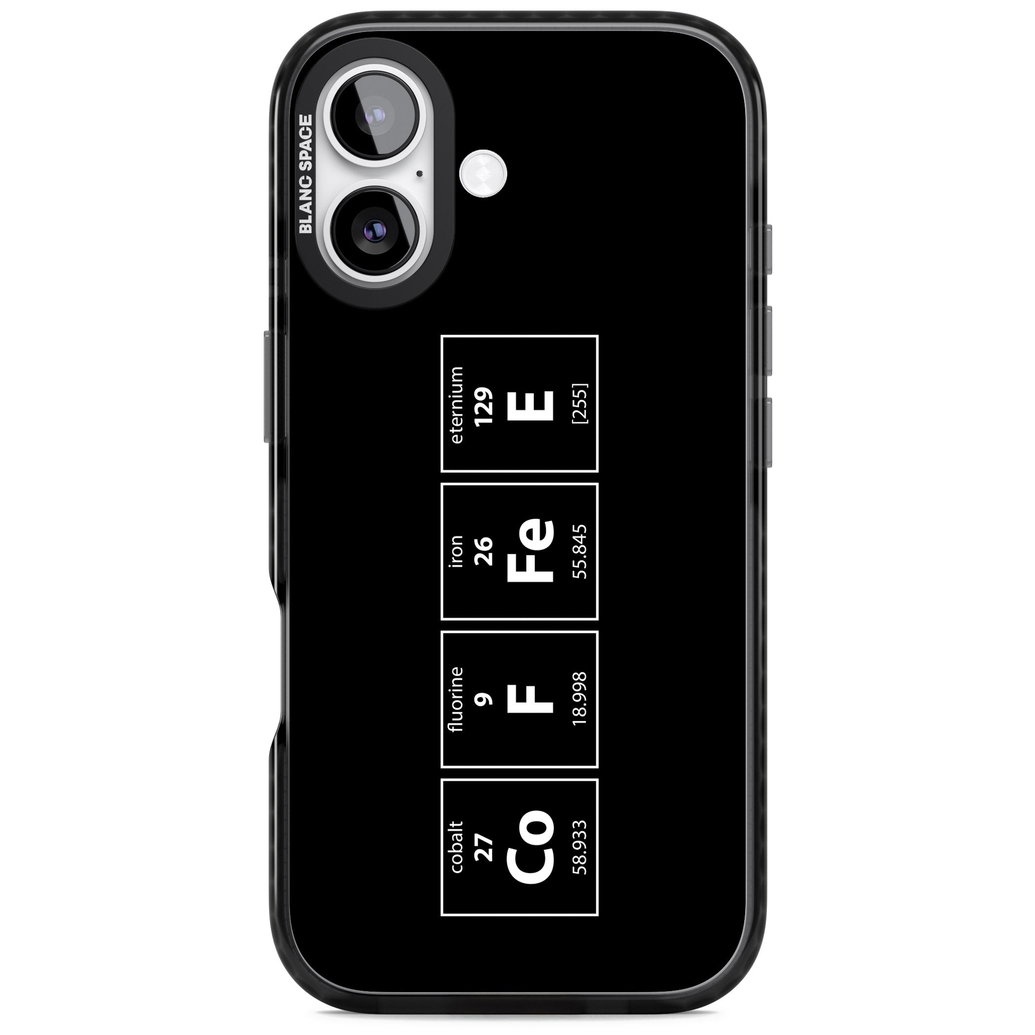 Coffee Element (Black) iPhone 17 Impact Pro Black Phone Case