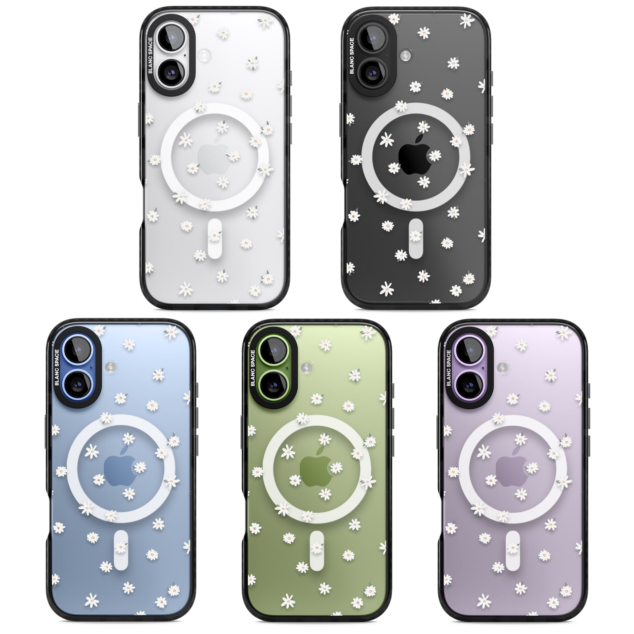 Daisy Dream Clear iPhone 17 Impact Pro Black Phone Case APT Impact Protection