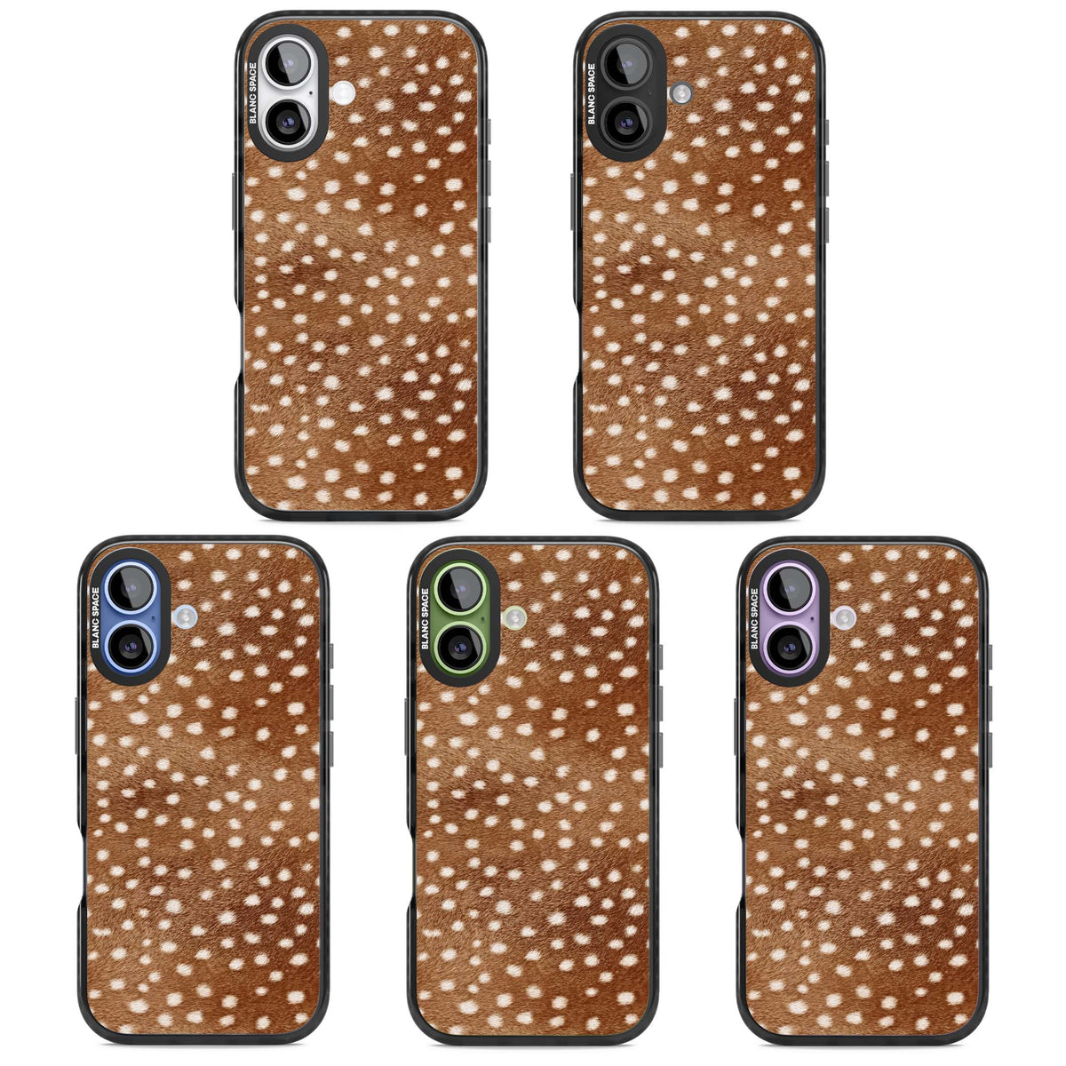 Deer Print animals iPhone case | Black Impact Magsafe case for iPhone 17
