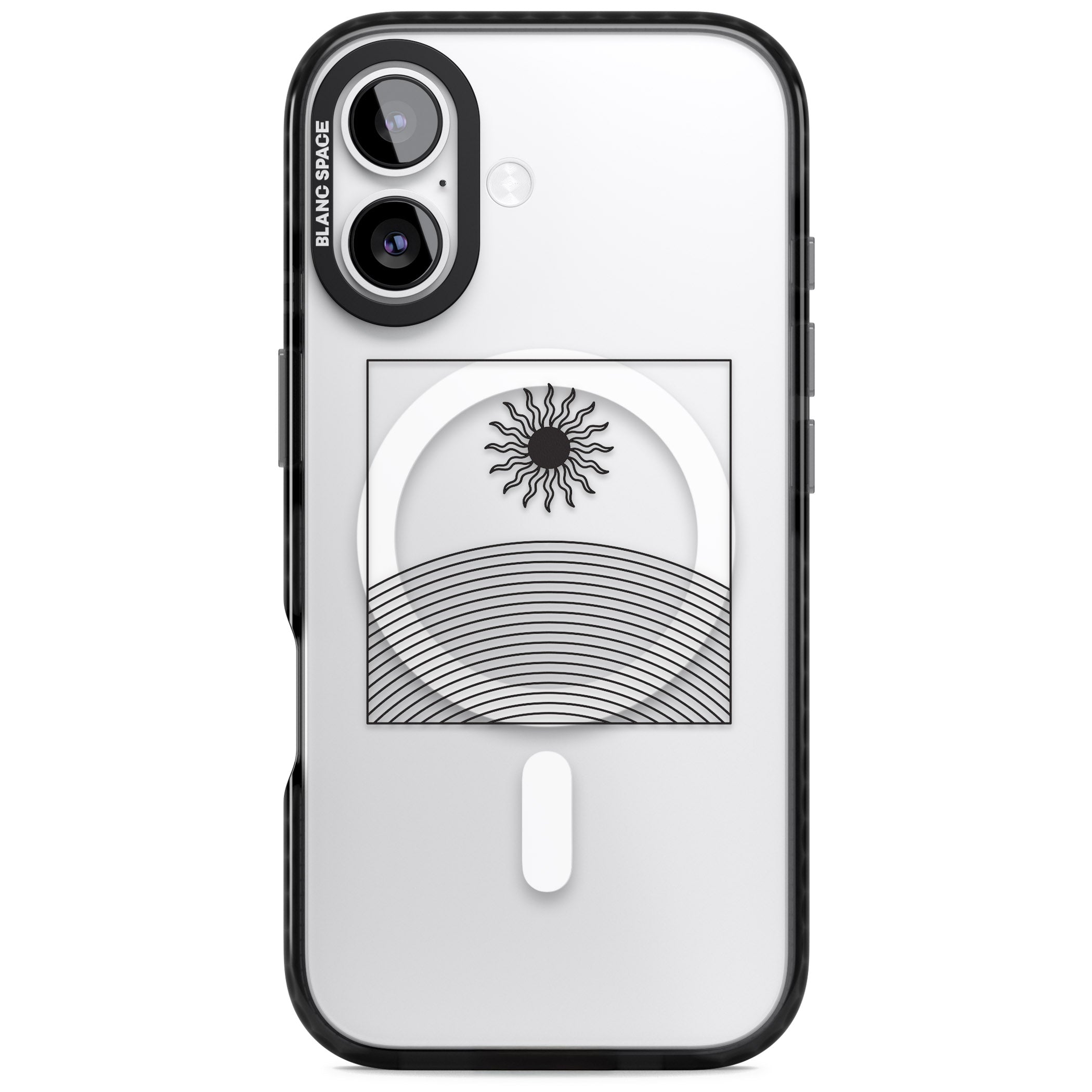 Cosmic Radiance iPhone 17 Impact Pro Black Phone Case