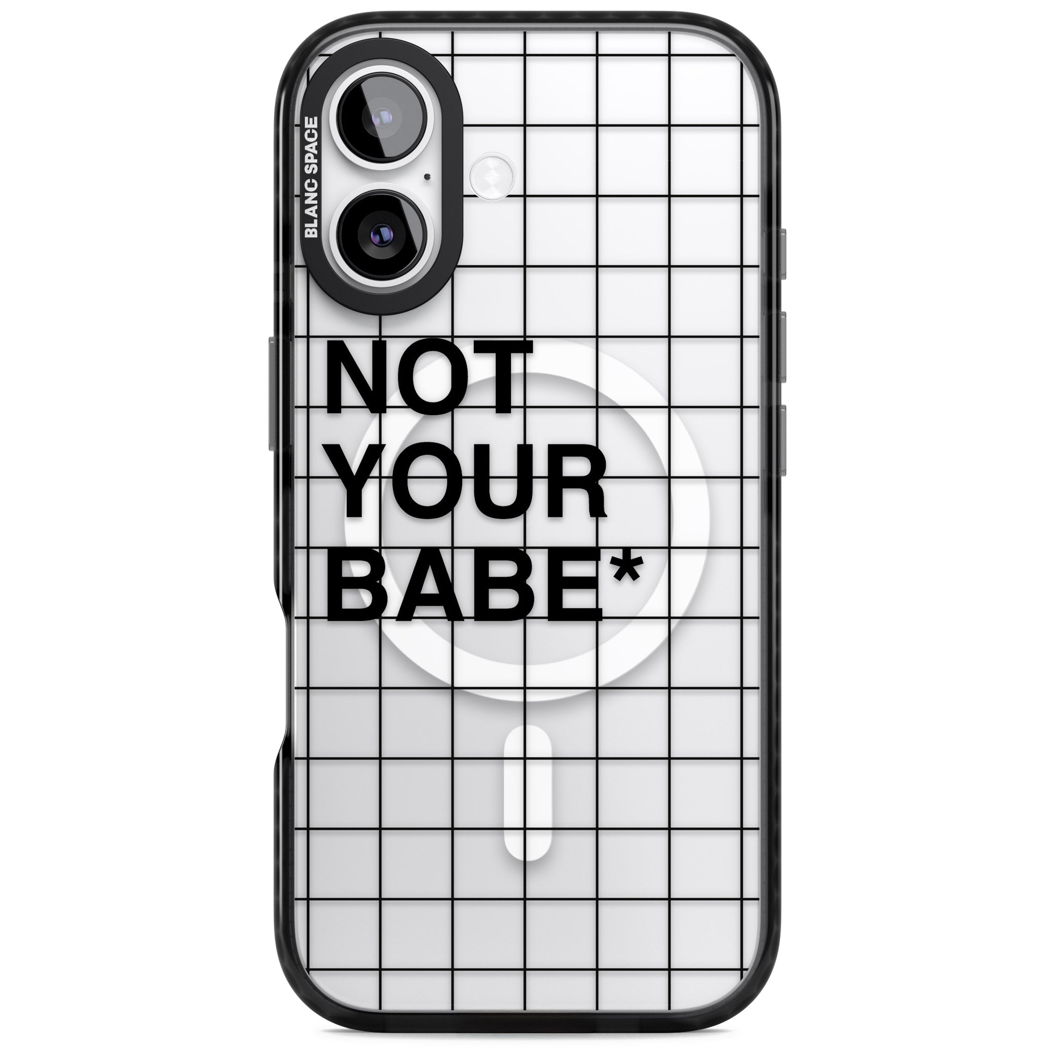 Not Your Babe iPhone 17 Impact Pro Black Phone Case