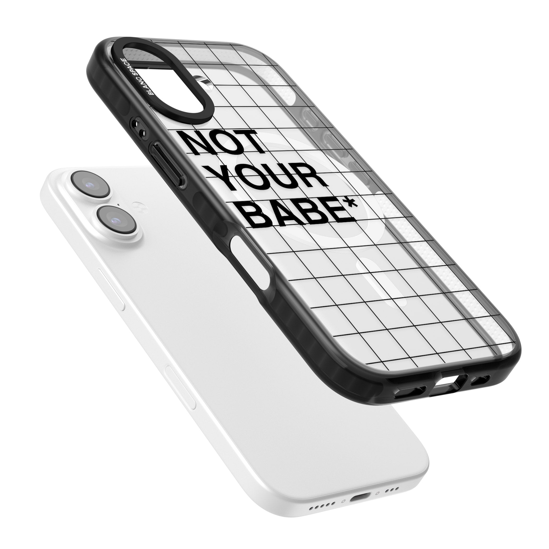 Not Your Babe iPhone 17 Impact Pro Black Phone Case Colours
