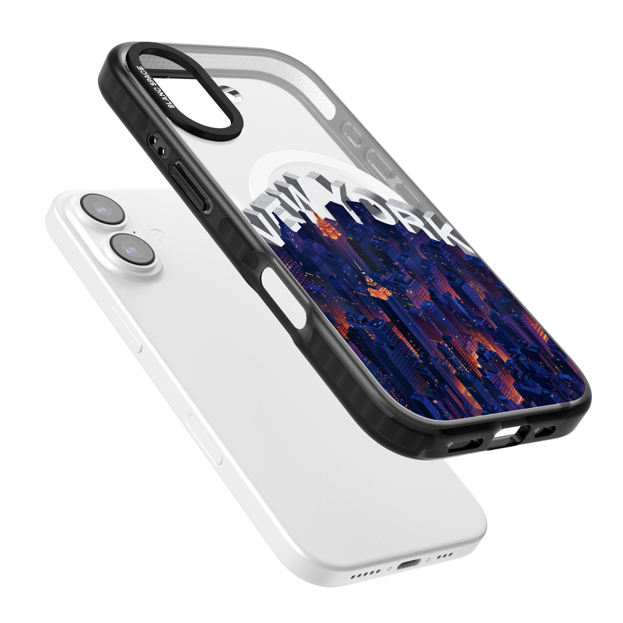 New York City iPhone 17 Impact Pro Black Phone Case Colours