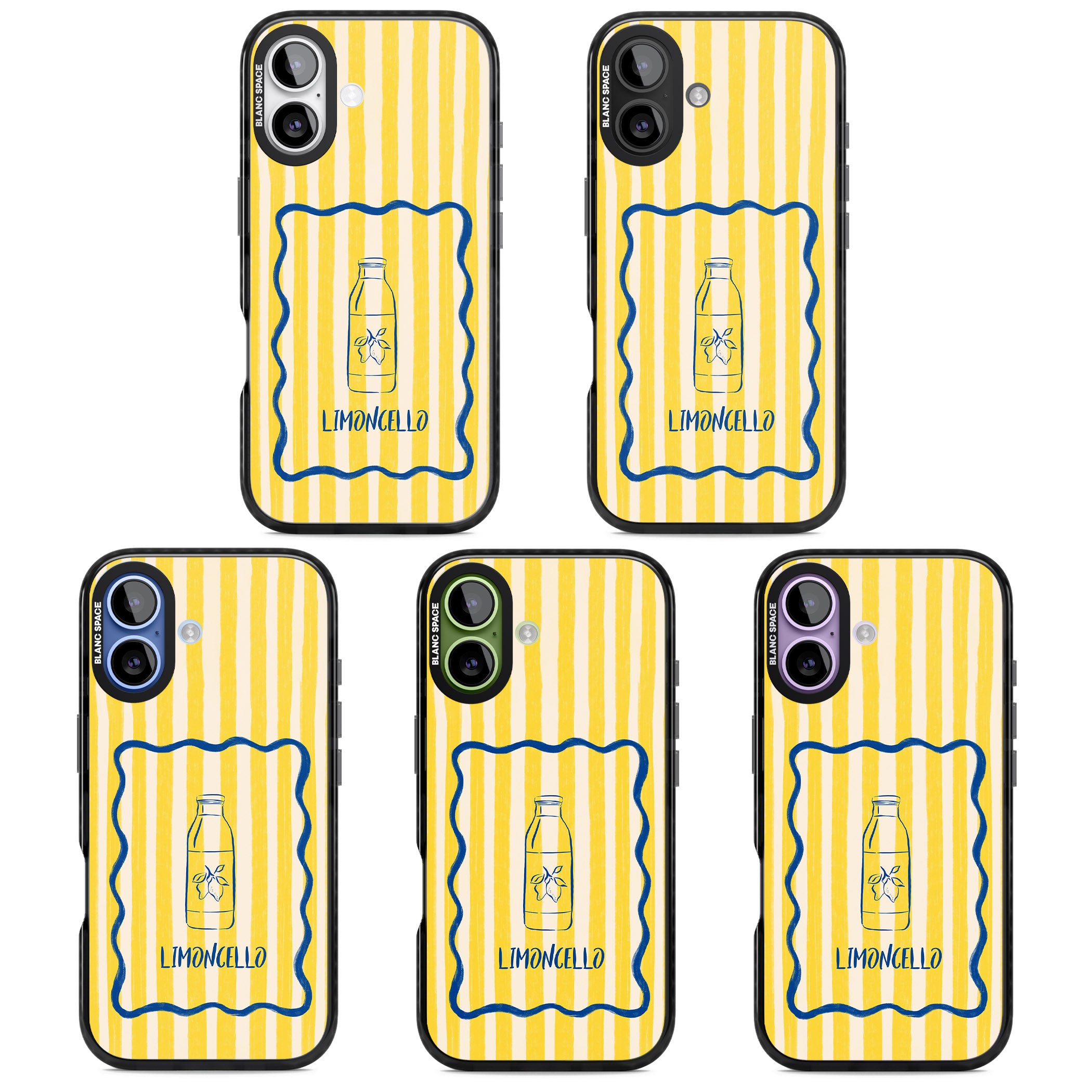 Limoncello iPhone 17 Impact Pro Black Phone Case APT Impact Protection