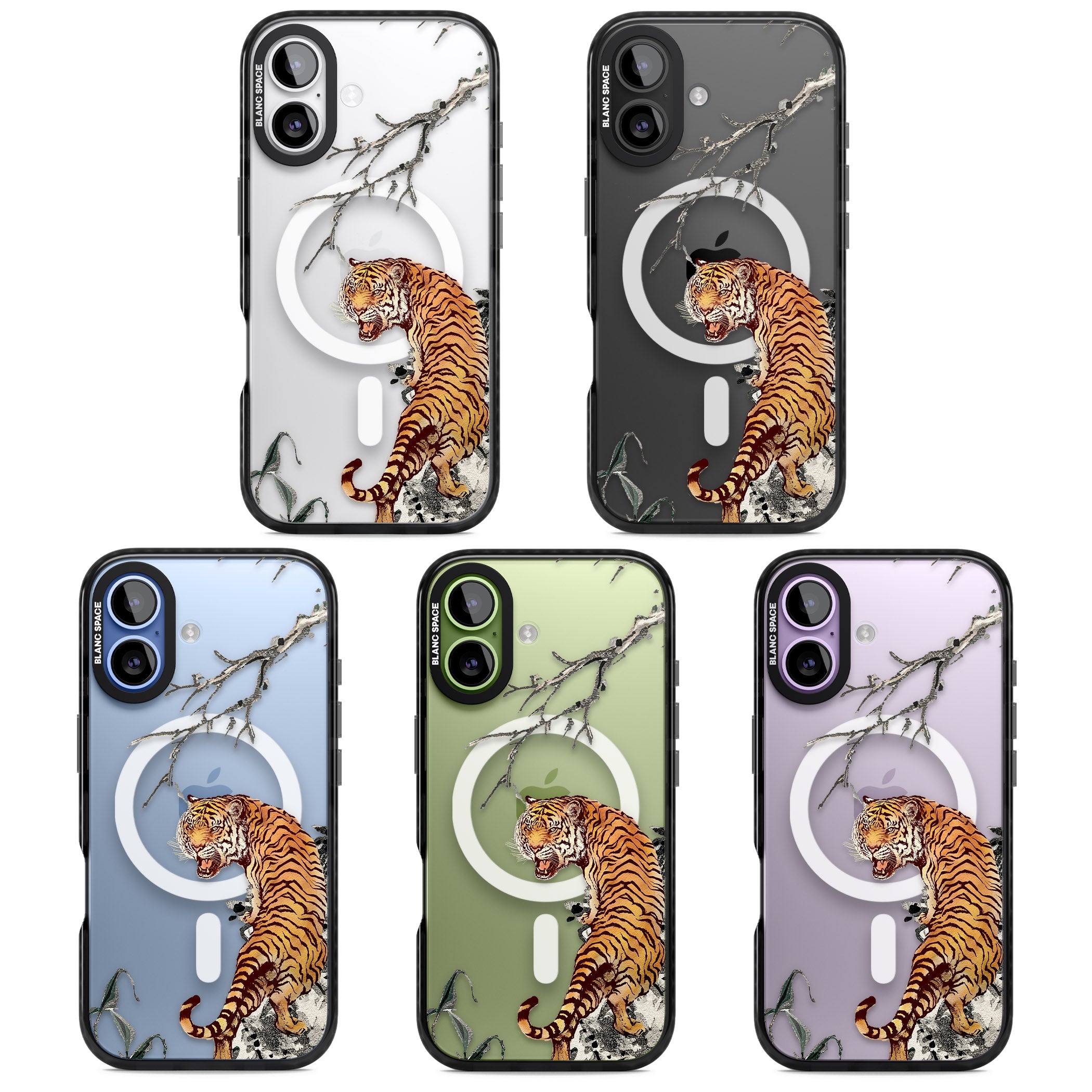 Roaring Tiger iPhone 17 Impact Pro Black Phone Case APT Impact Protection