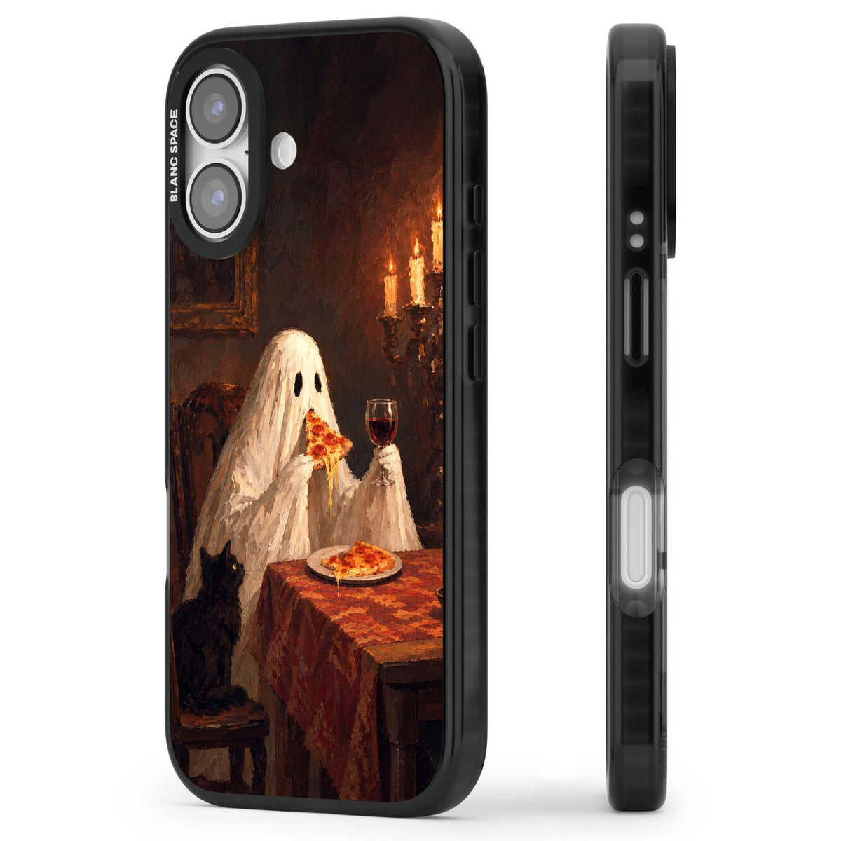 Lonely Night In art iPhone case | Black Impact Magsafe case for iPhone 17