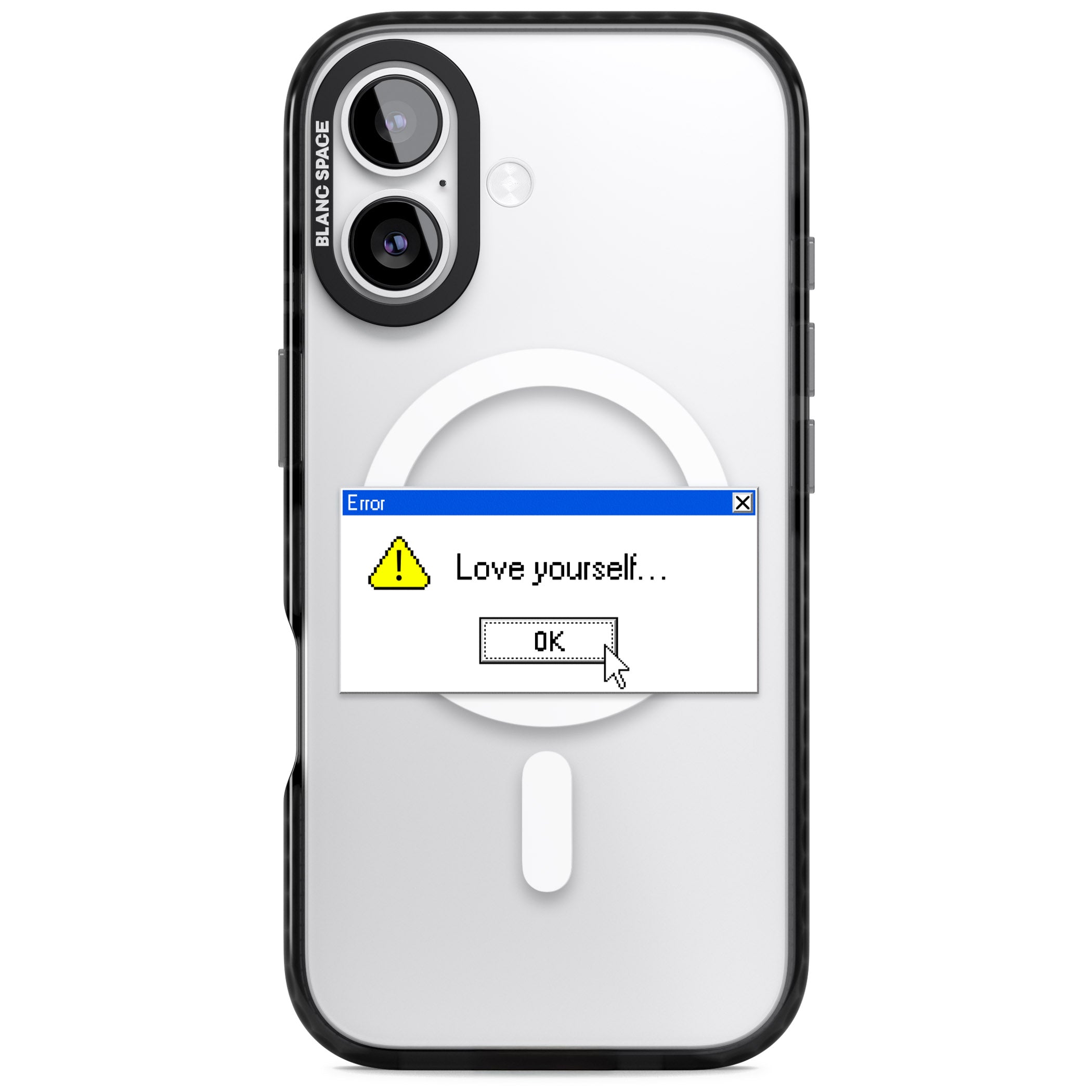 Love Yourself Exe iPhone 17 Impact Pro Black Phone Case