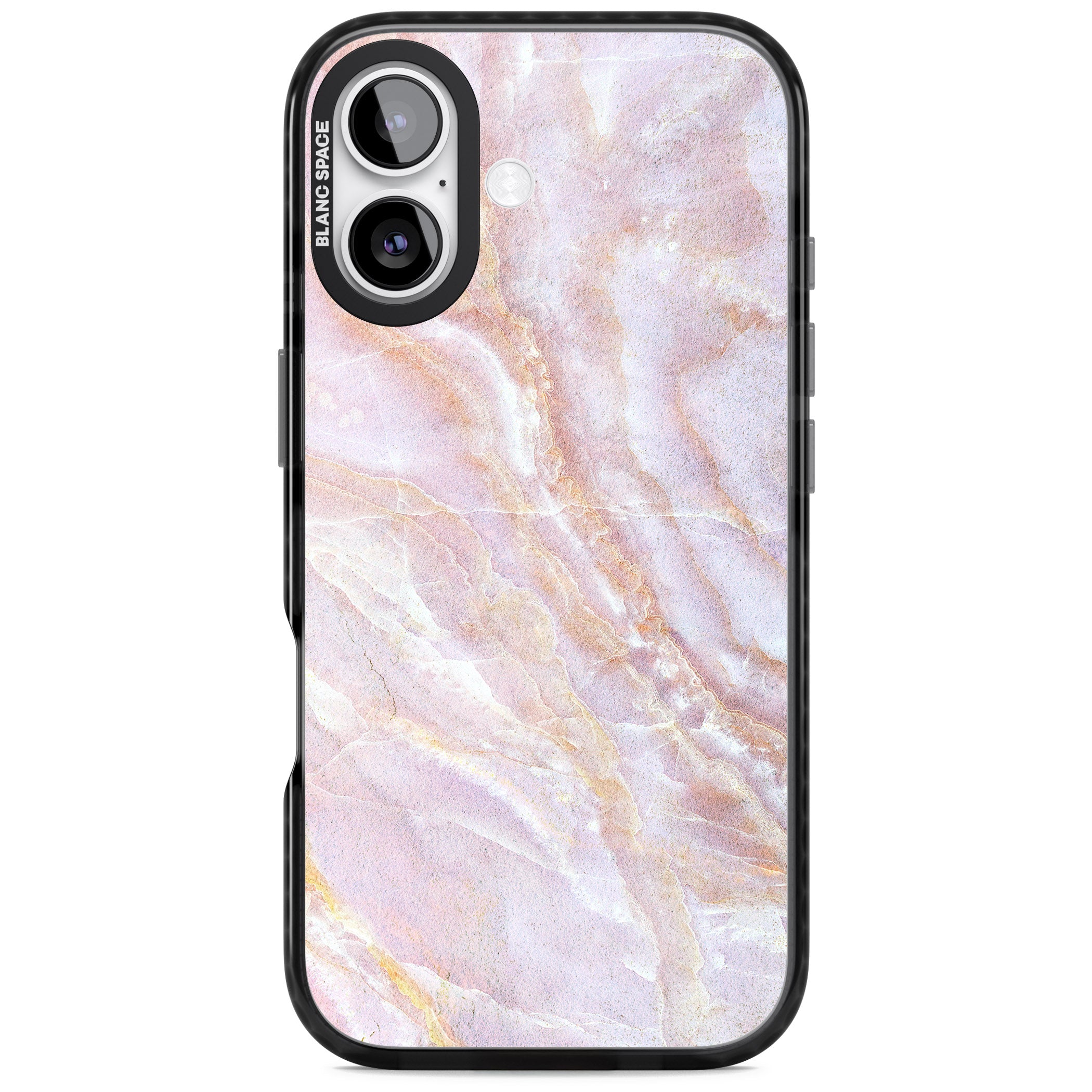 Soft Onyx Blush iPhone 17 Impact Pro Black Phone Case