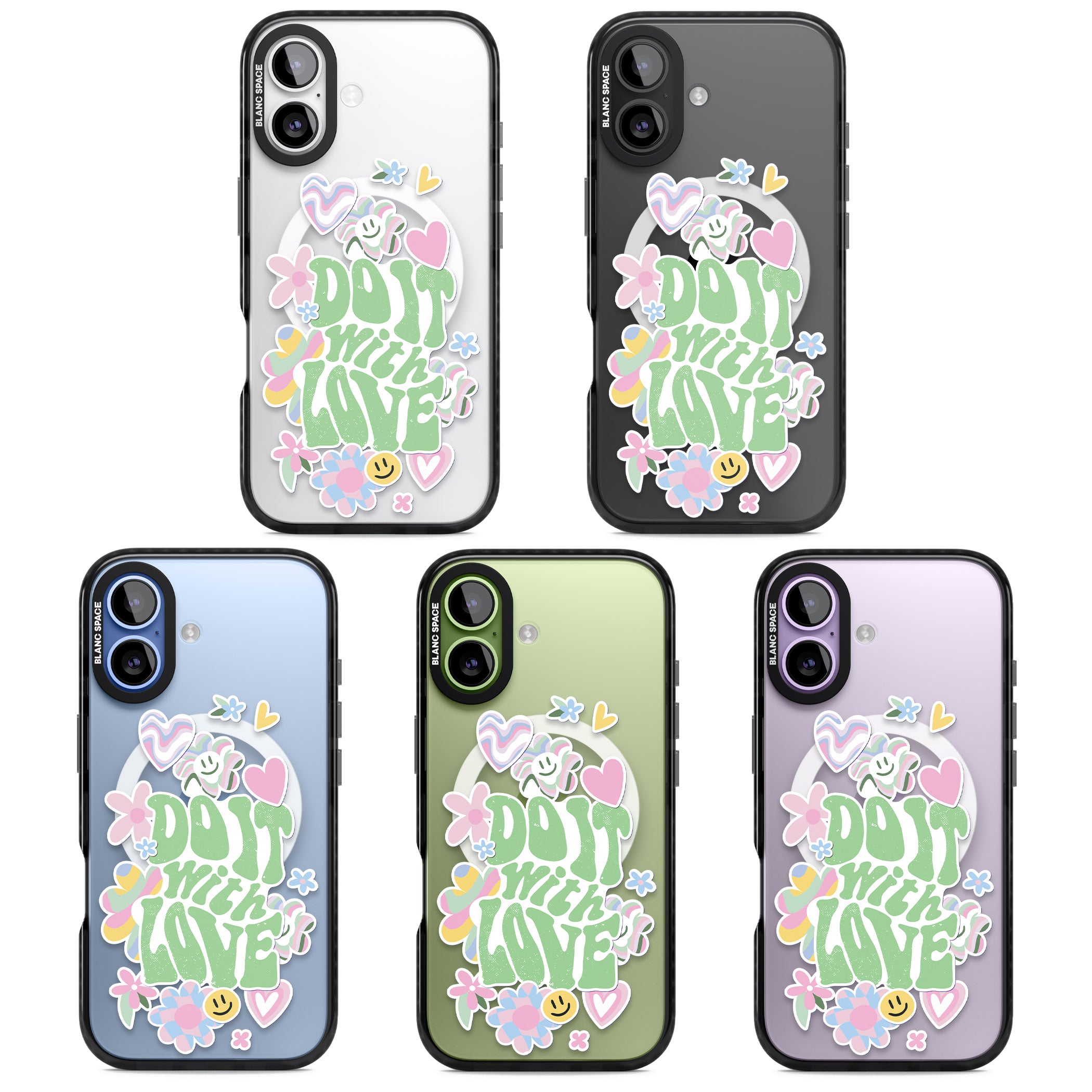 Do It With Love iPhone 17 Impact Pro Black Phone Case APT Impact Protection