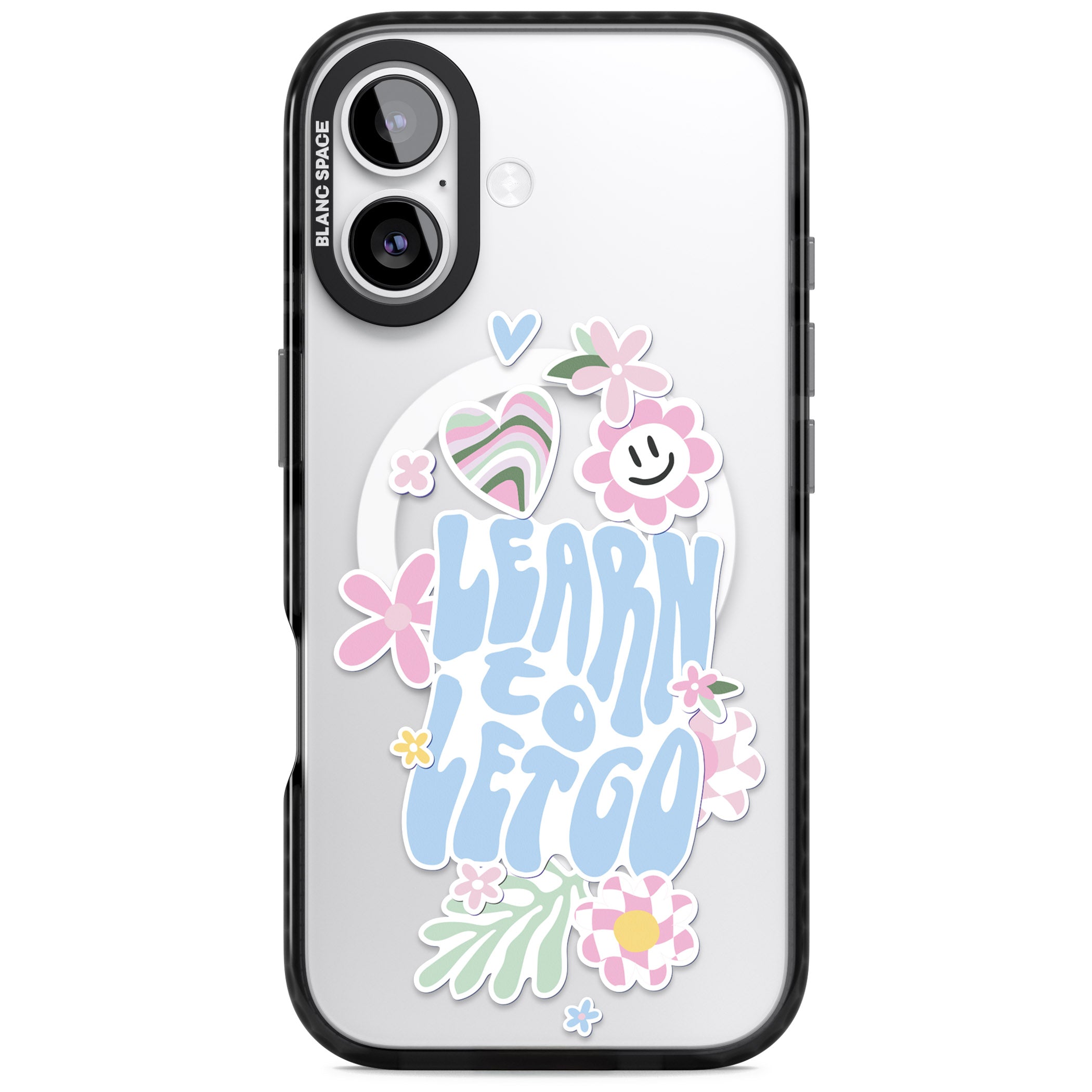 Learn To Let Go iPhone 17 Impact Pro Black Phone Case