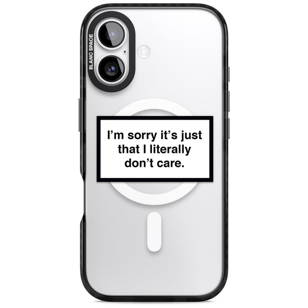 Literally Don't Care