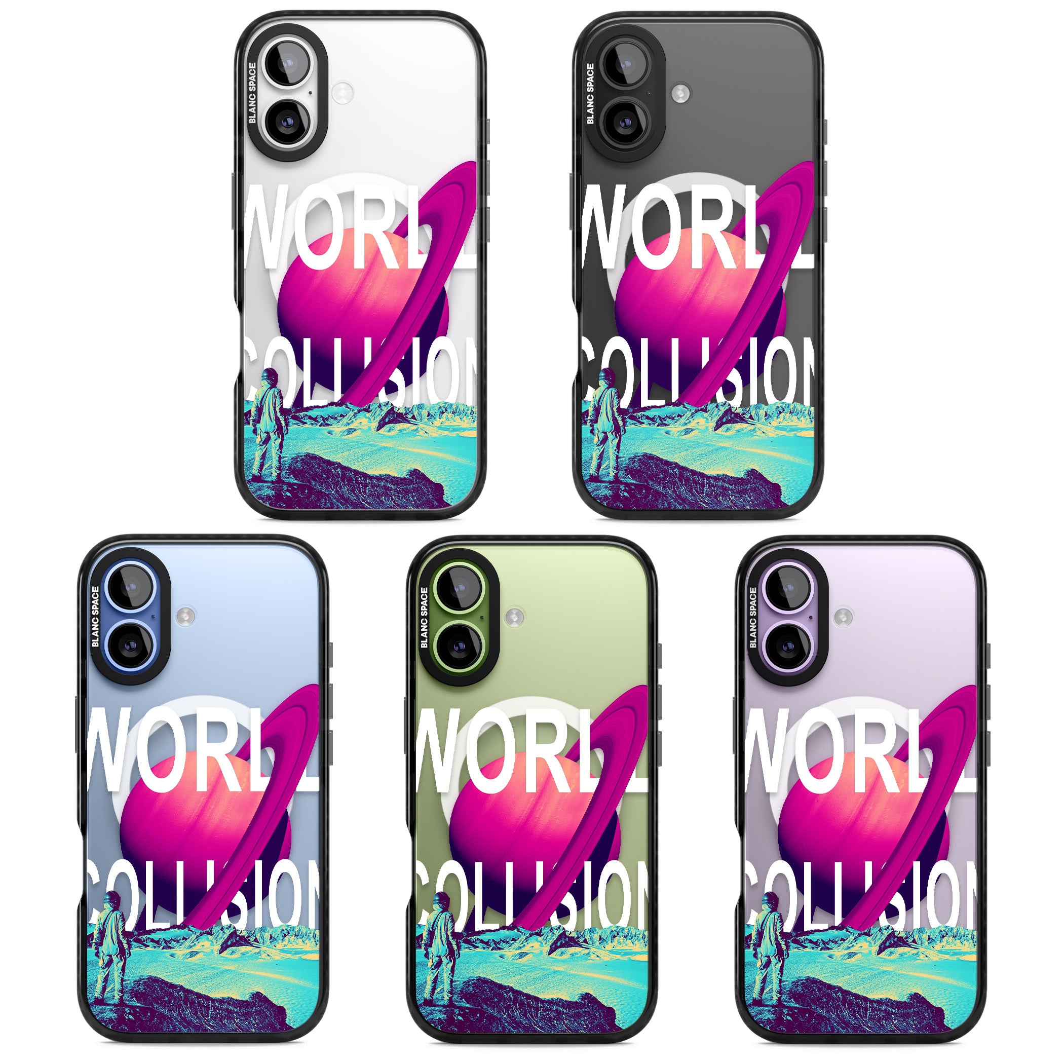 World Collision iPhone 17 Impact Pro Black Phone Case APT Impact Protection