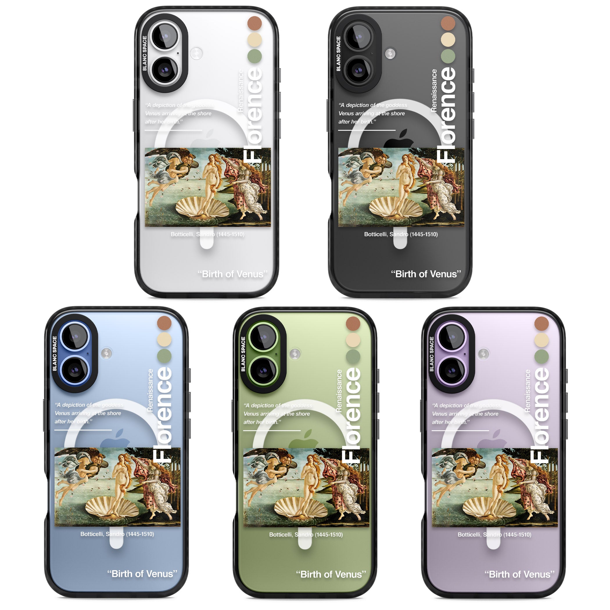 Birth Of Venus iPhone 17 Impact Pro Black Phone Case APT Impact Protection