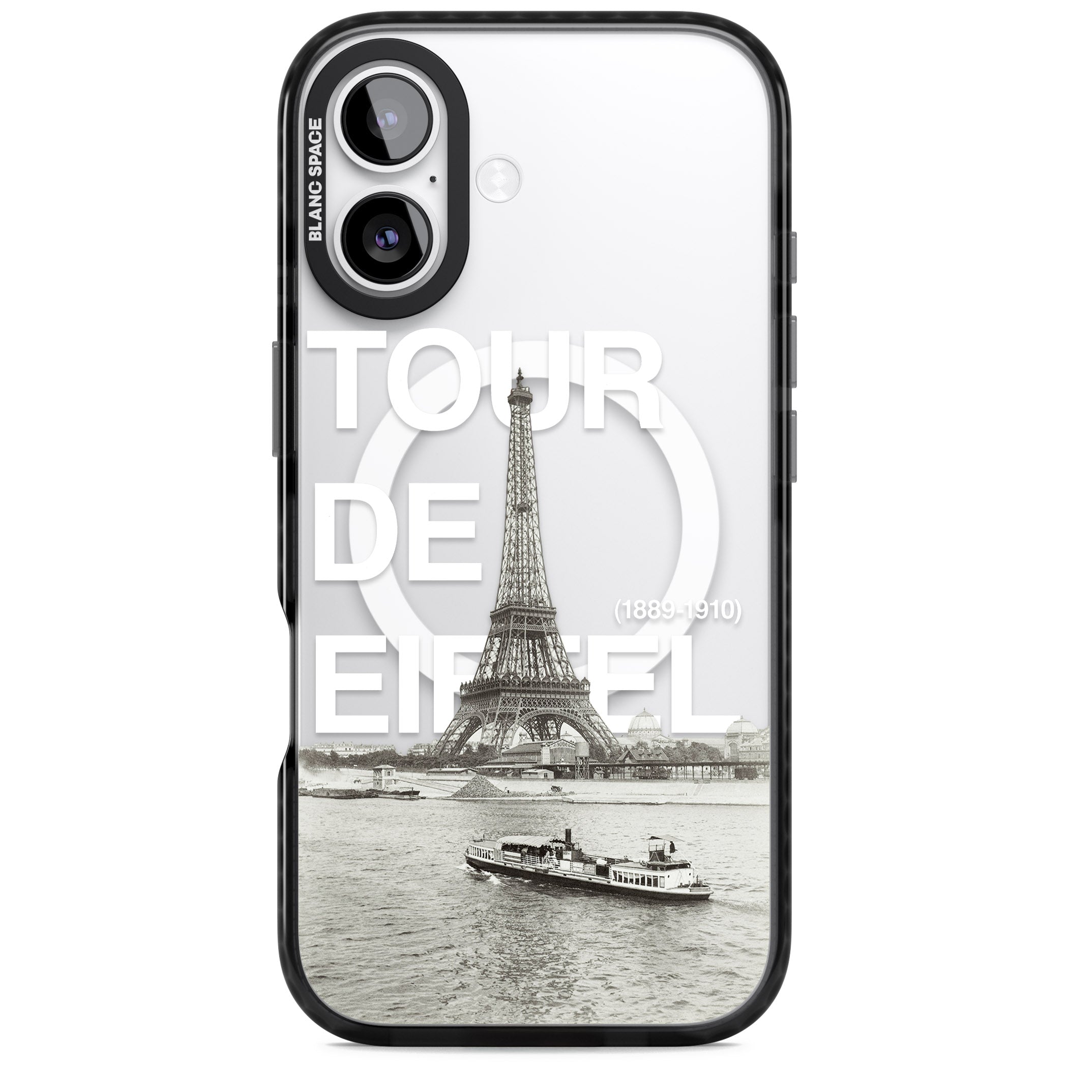 Tour De Eiffel iPhone 17 Impact Pro Black Phone Case