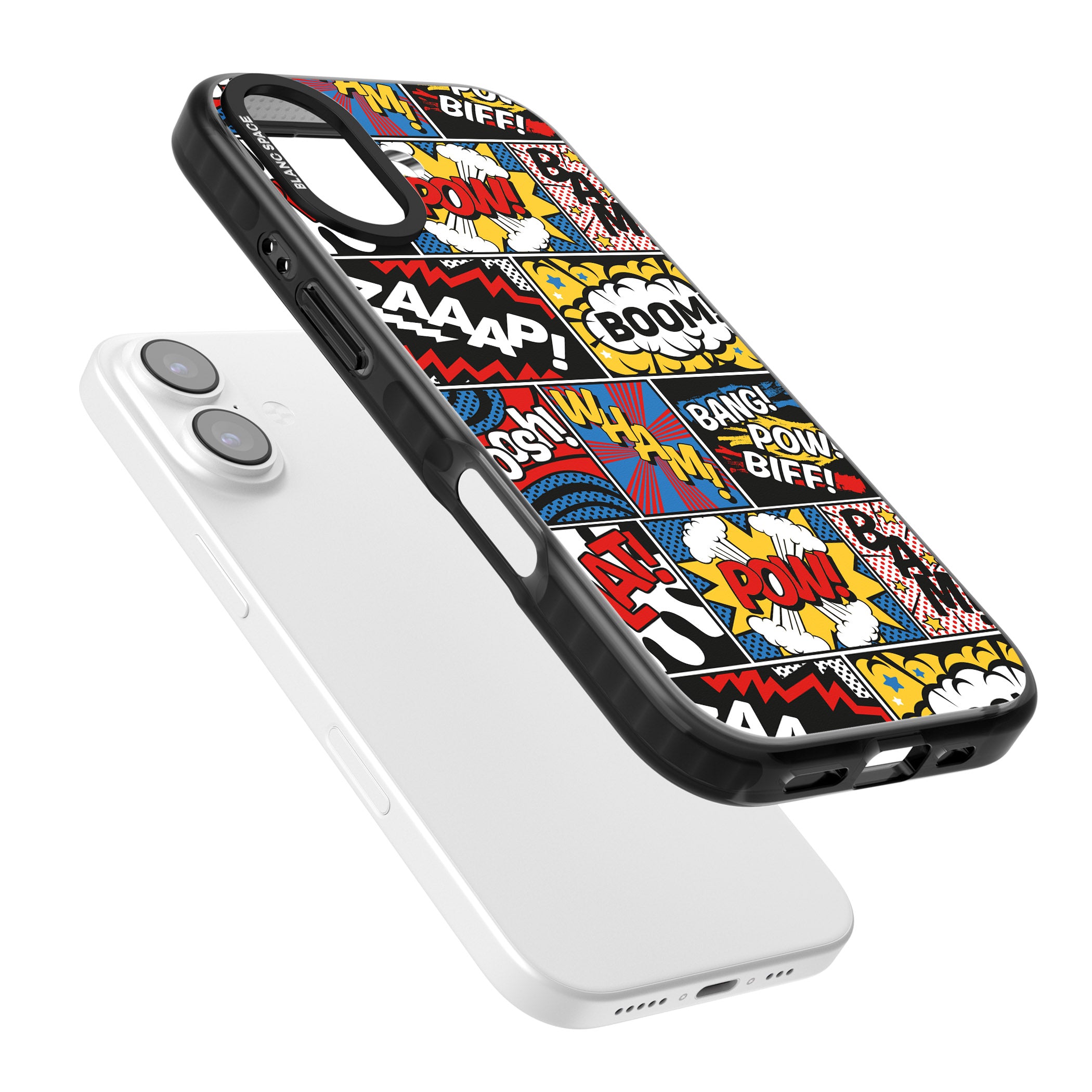 Onomatopoeia iPhone 17 Impact Pro Black Phone Case Colours