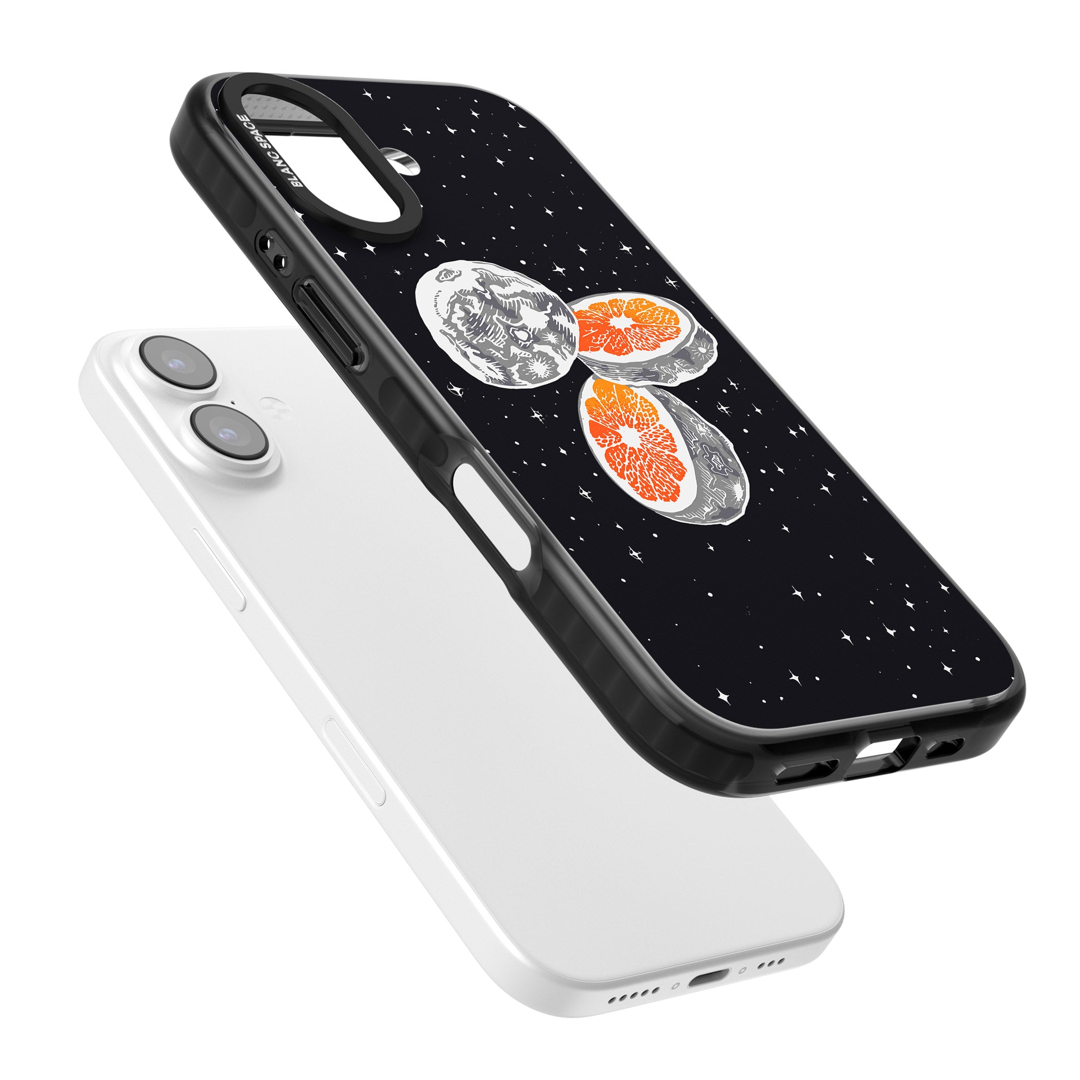Blood Orange Moon iPhone 17 Impact Pro Black Phone Case Colours