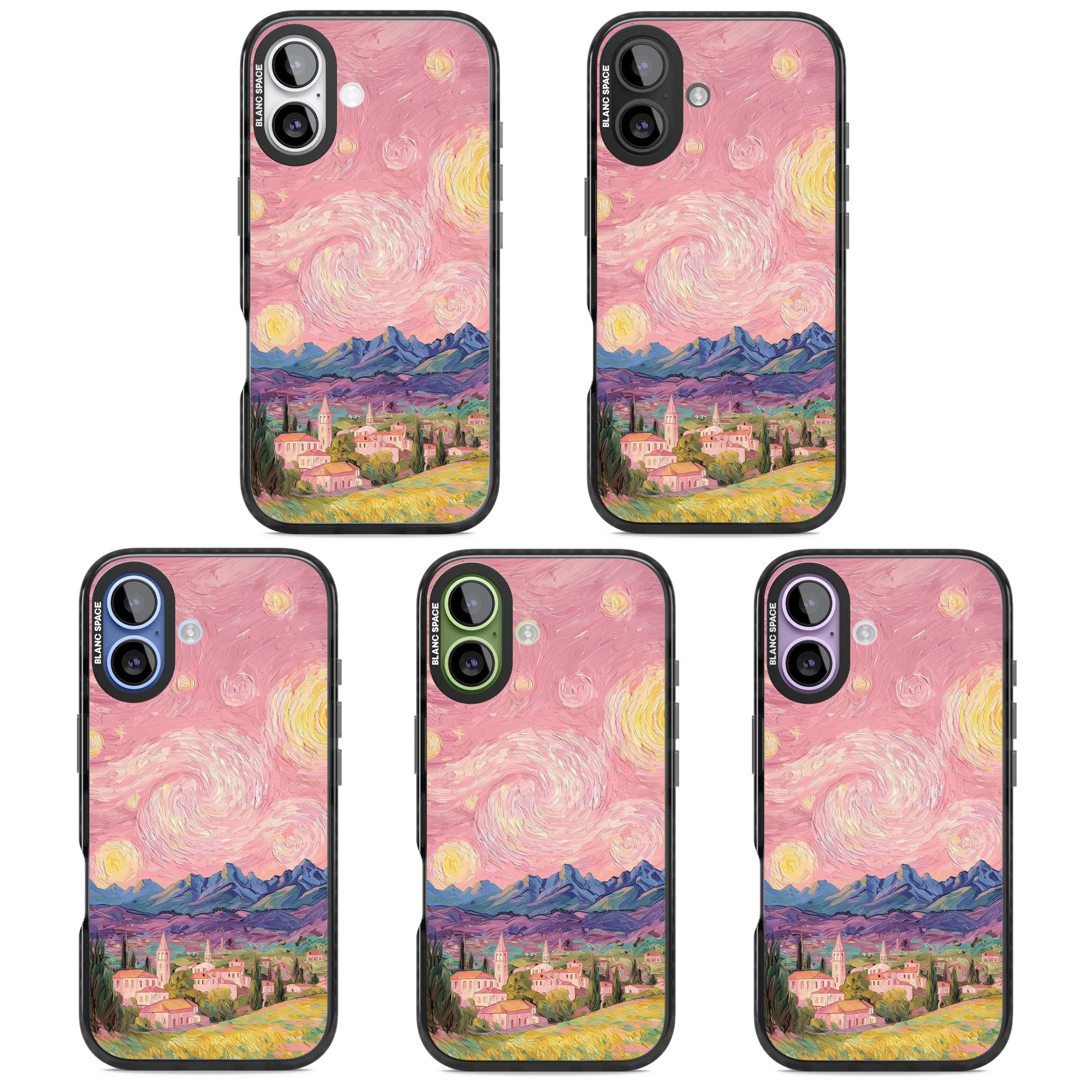 The Starry Sunset for her iPhone case | Black Impact Magsafe case for iPhone 17