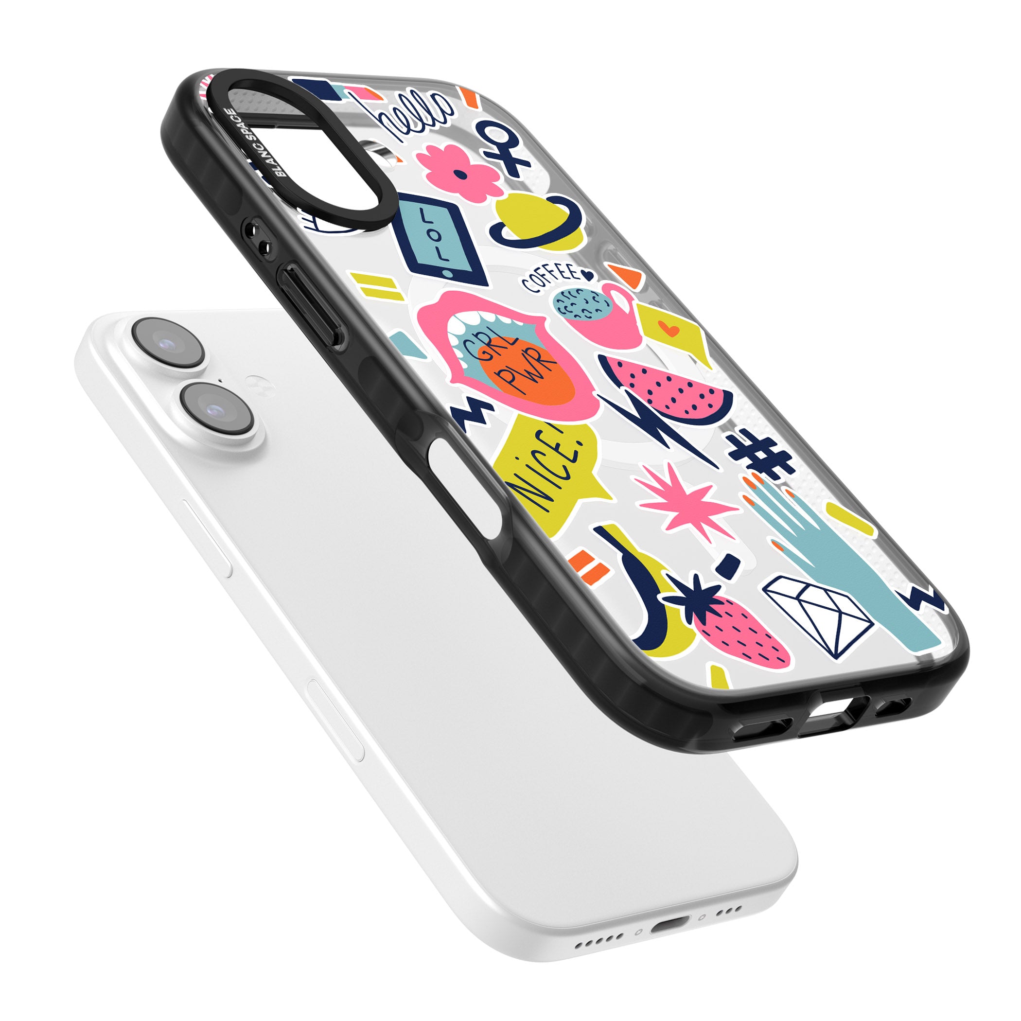 Grl Pwr iPhone 17 Impact Pro Black Phone Case Colours