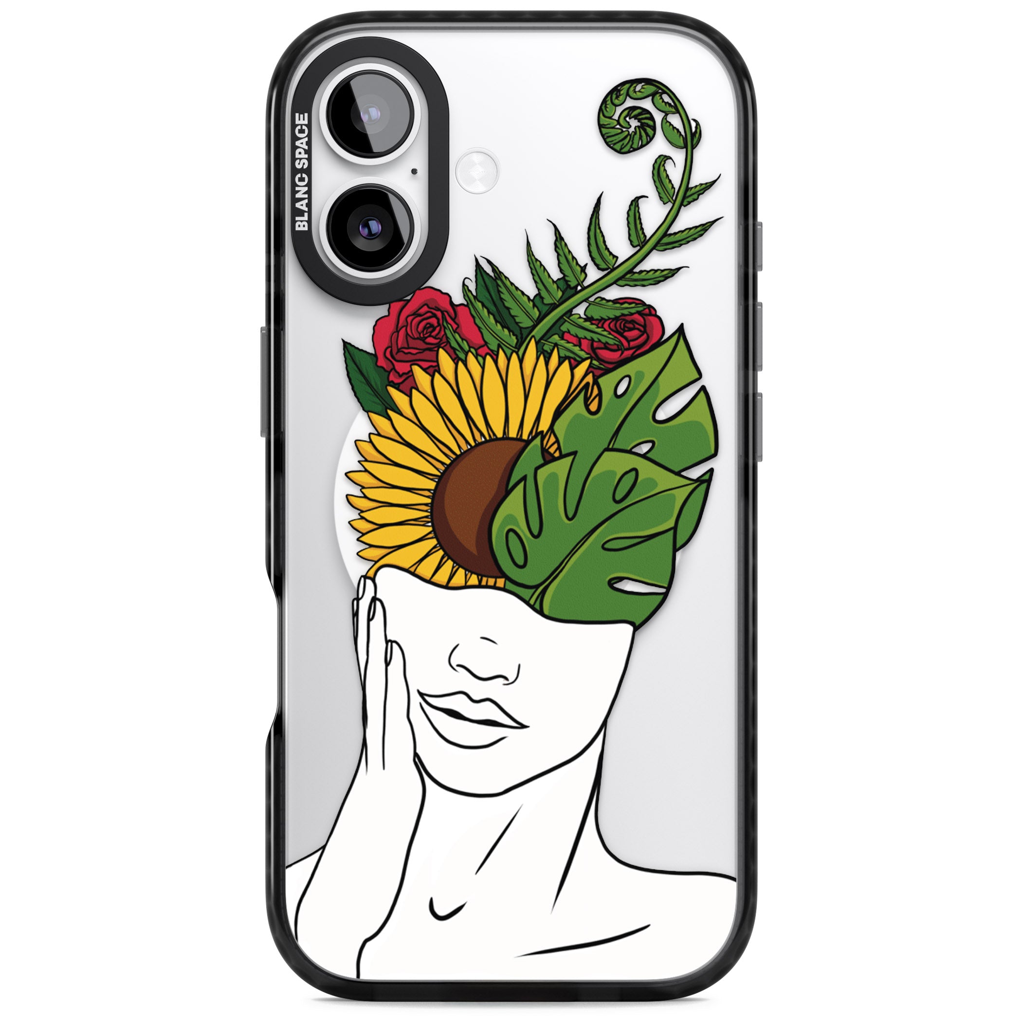 Let The Mind Flourish iPhone 17 Impact Pro Black Phone Case