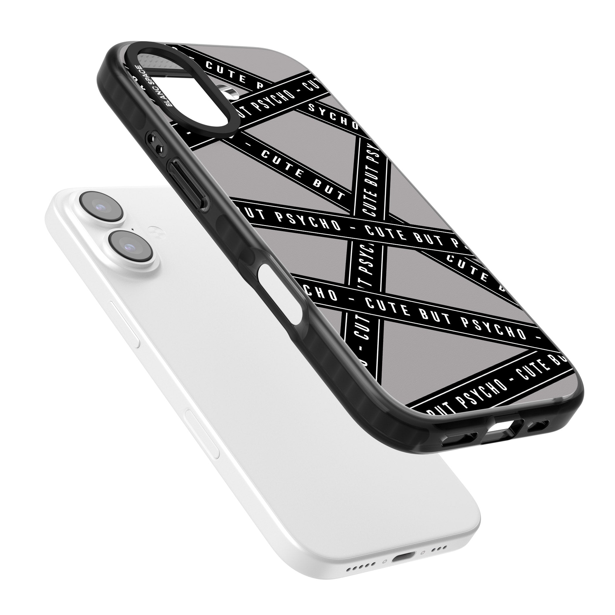 Cute But Psycho iPhone 17 Impact Pro Black Phone Case Colours