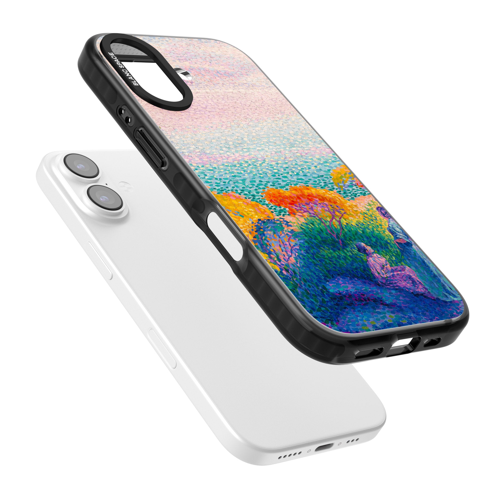 Two Women by the Shore iPhone 17 Impact Pro Black Phone Case Colours