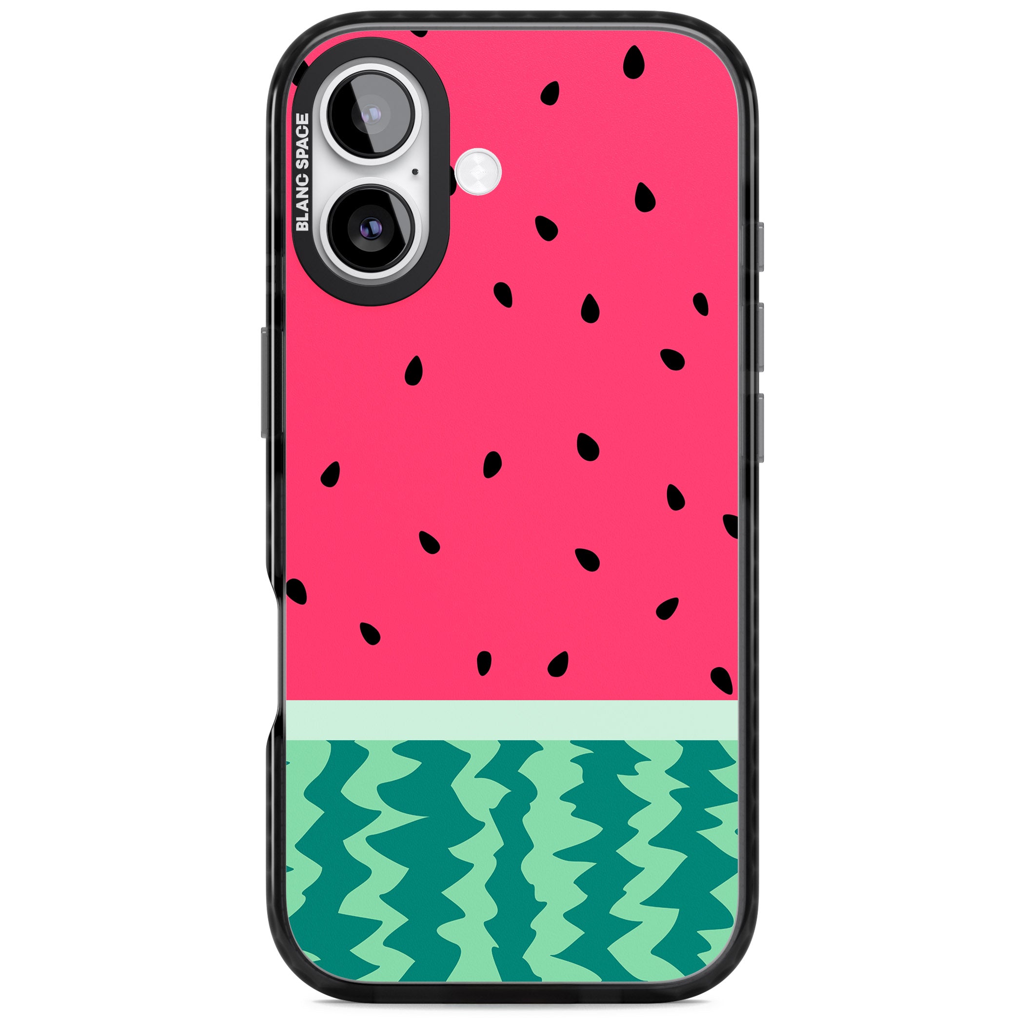 Full Watermelon iPhone 17 Impact Pro Black Phone Case