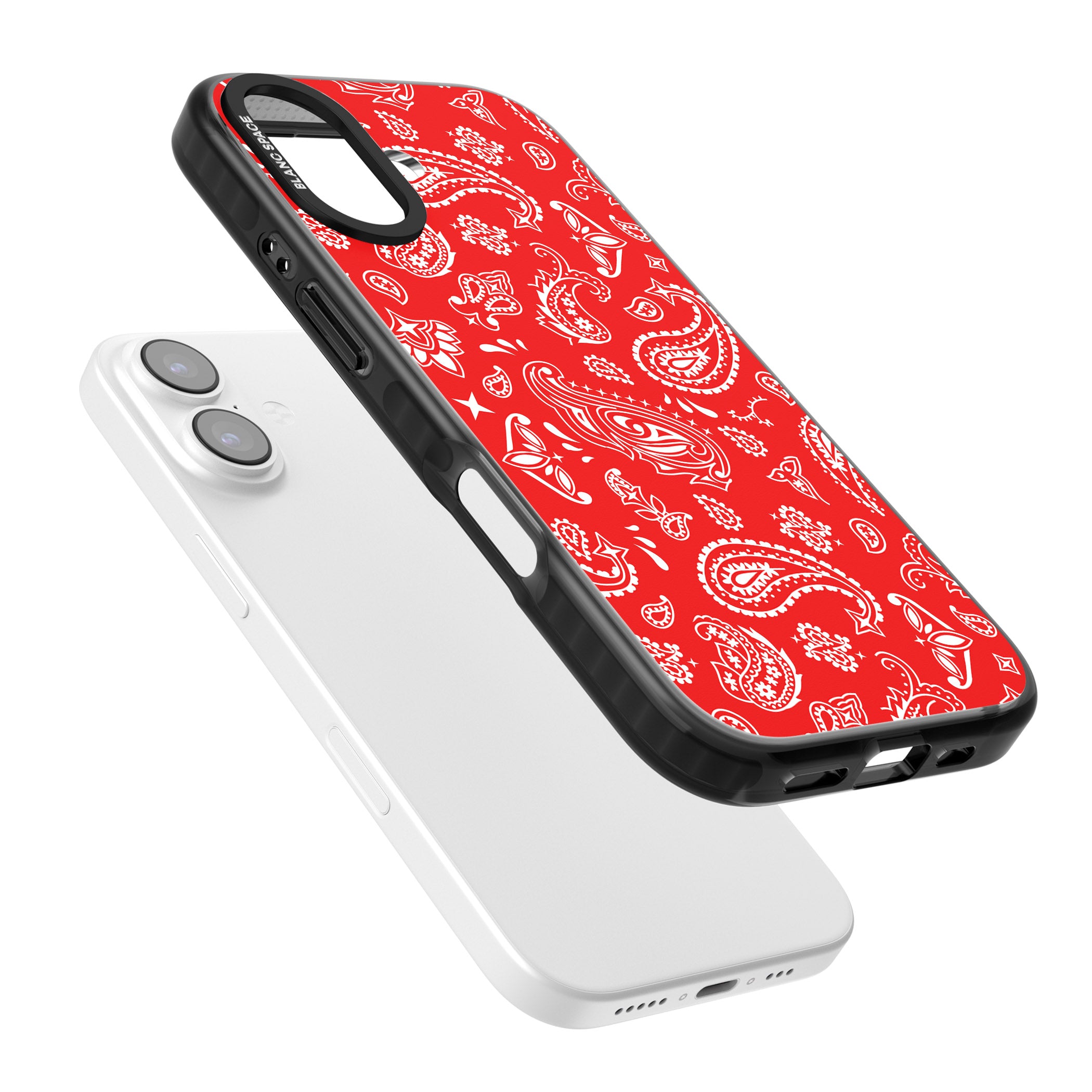 Red Bandana iPhone 17 Impact Pro Black Phone Case Colours