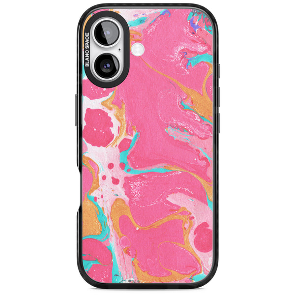 Vibrant Marbled Paper