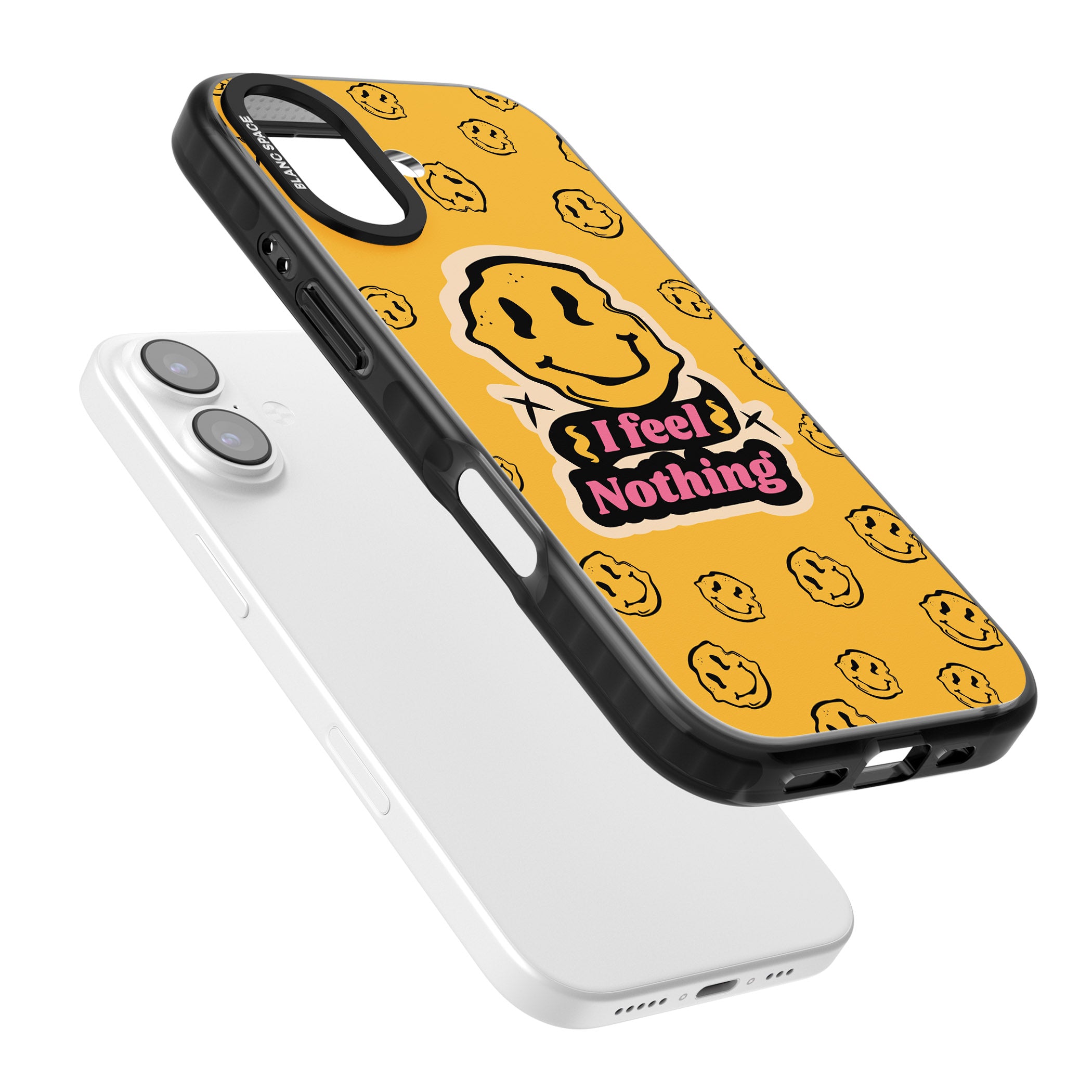 I Feel Nothing iPhone 17 Impact Black Phone Case Colours