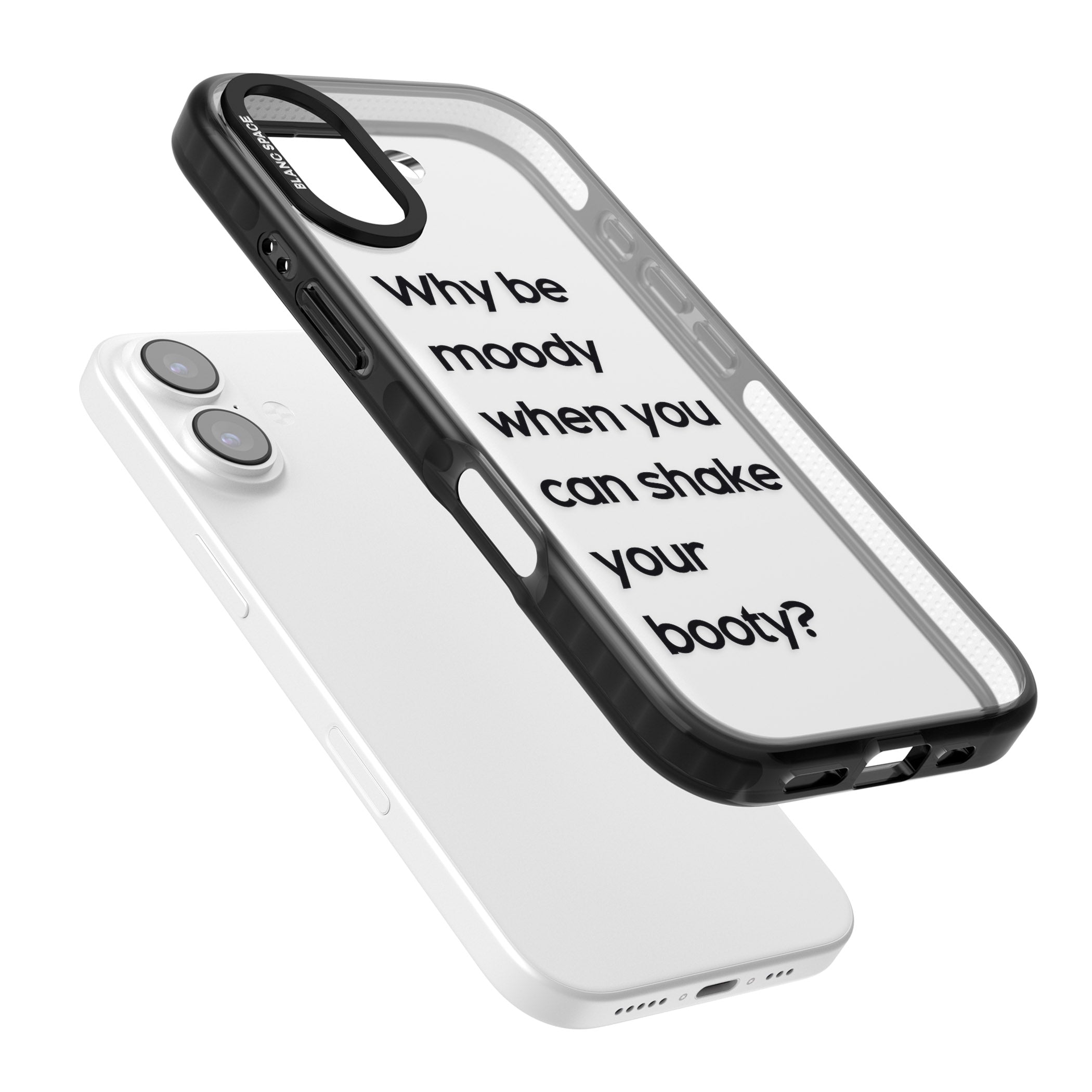 Why Be Moody? iPhone 17 Impact Black Phone Case Colours