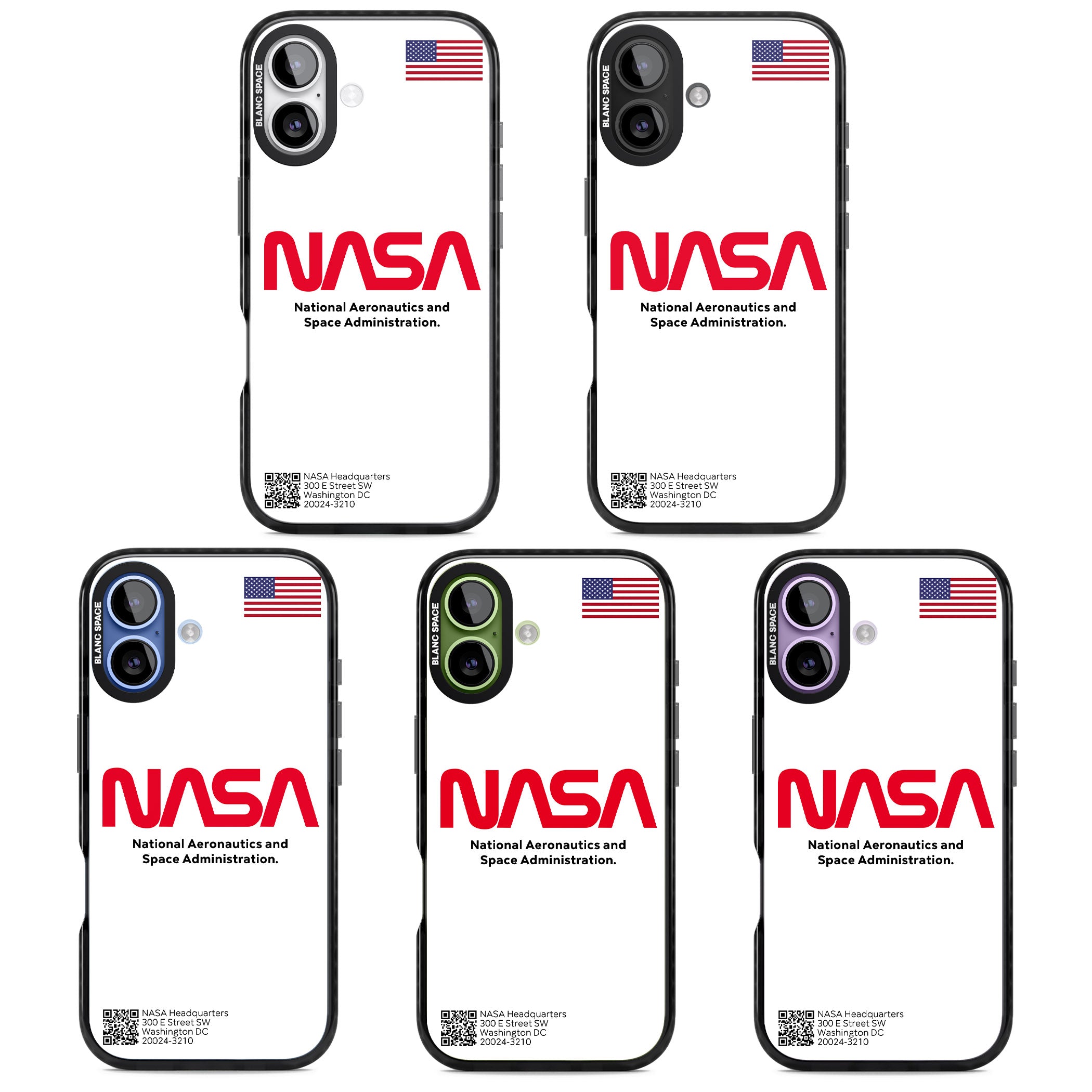Nasa The Worm iPhone 17 Impact Black Phone Case APT Impact Protection