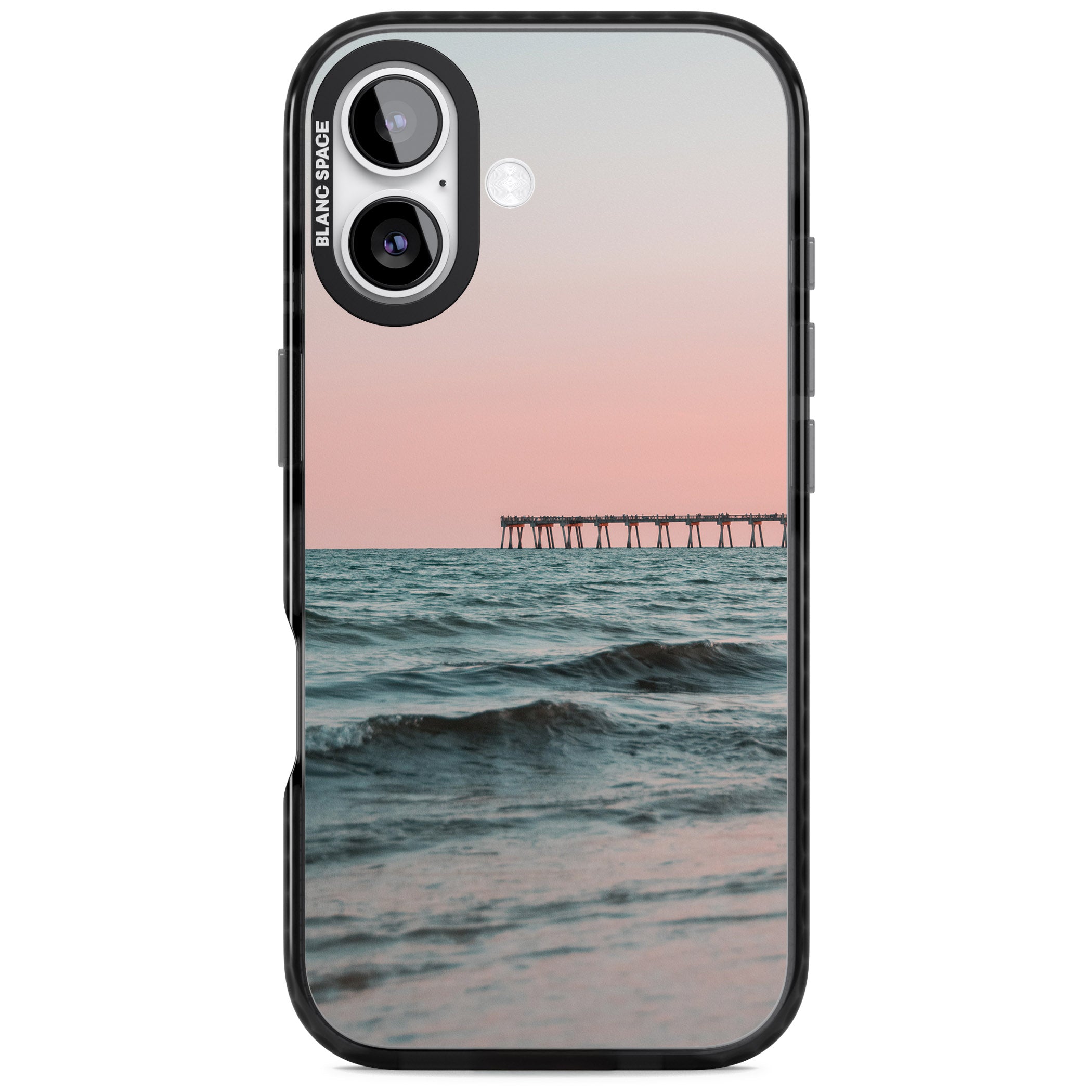 Sunset Pier iPhone 17 Impact Black Phone Case