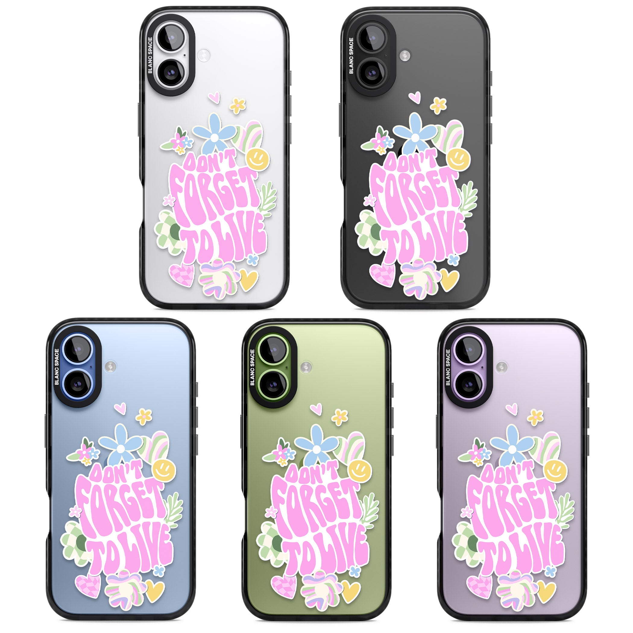 Don'T Forget To Live iPhone 17 Impact Black Phone Case APT Impact Protection