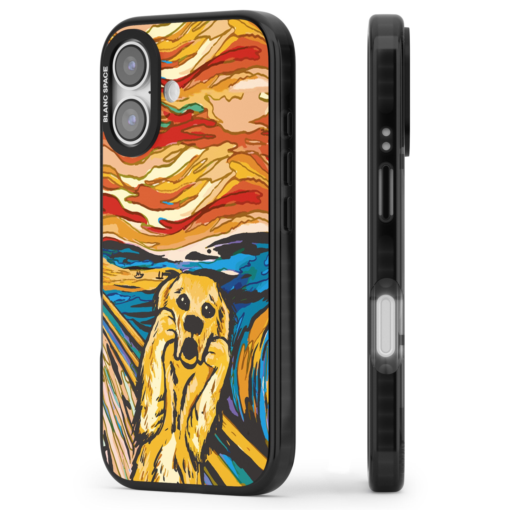 The Bark iPhone 17 Impact Black Phone Case Side Profile
