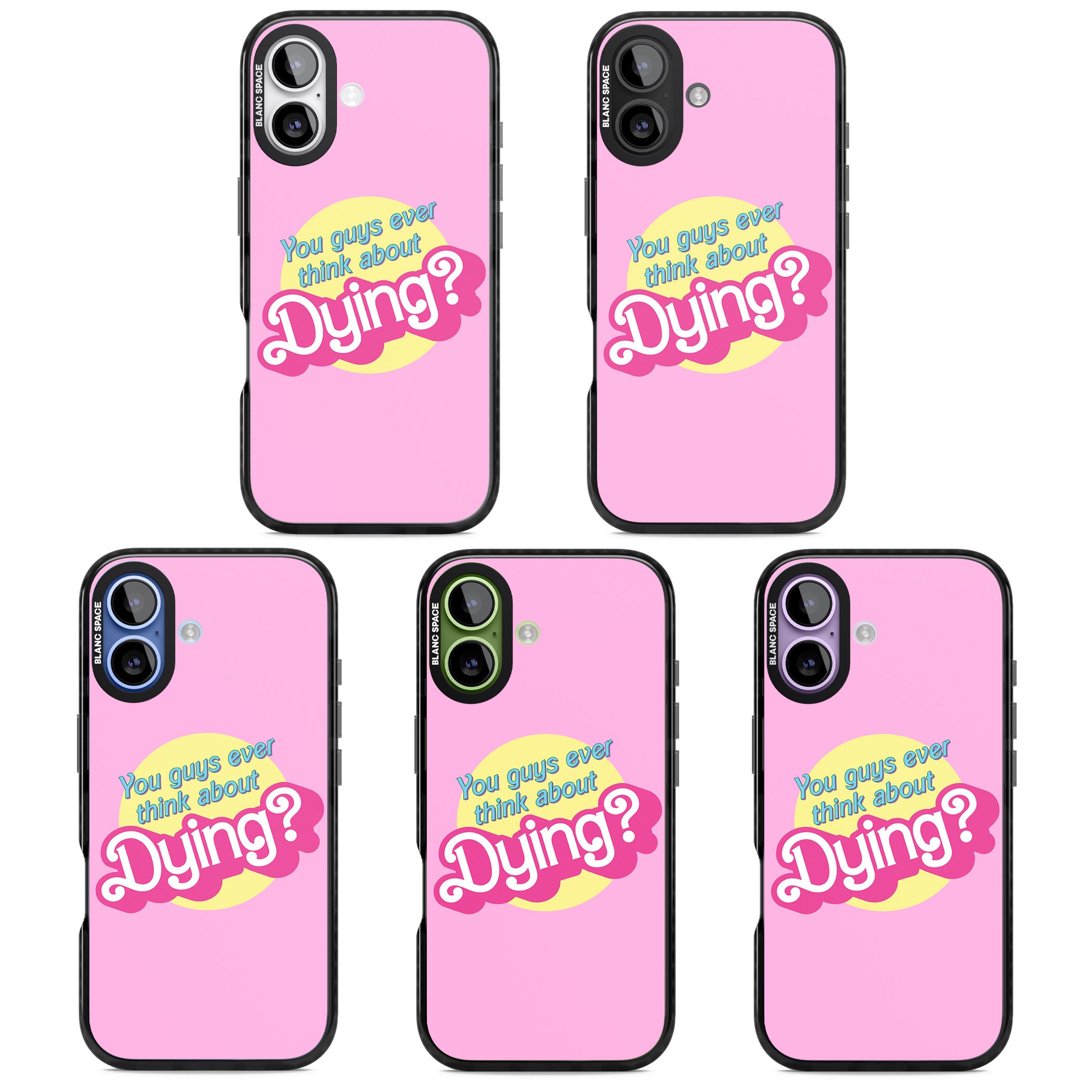 Ever Think About Dying? iPhone 17 Impact Black Phone Case APT Impact Protection