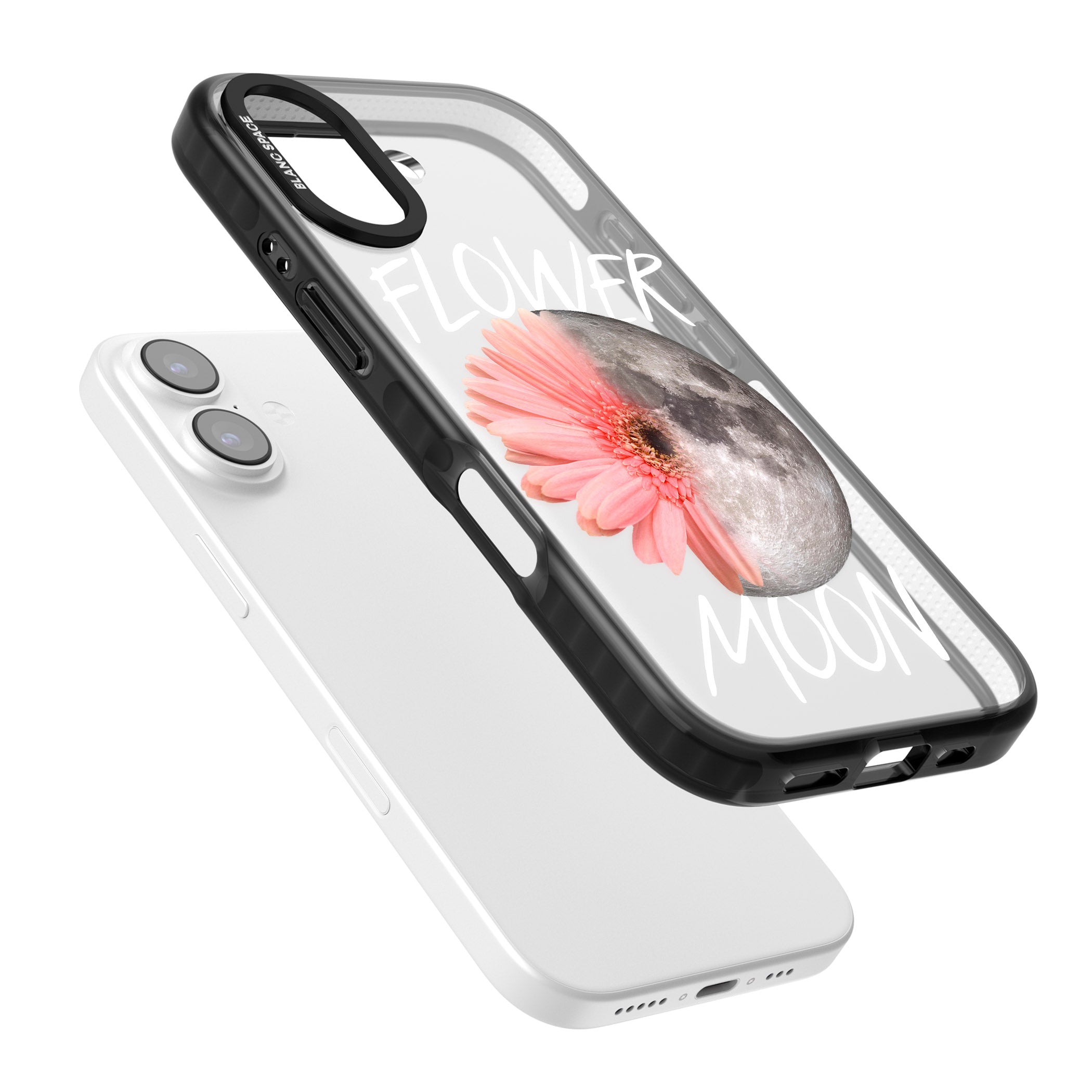 Flower Moon iPhone 17 Impact Black Phone Case Colours