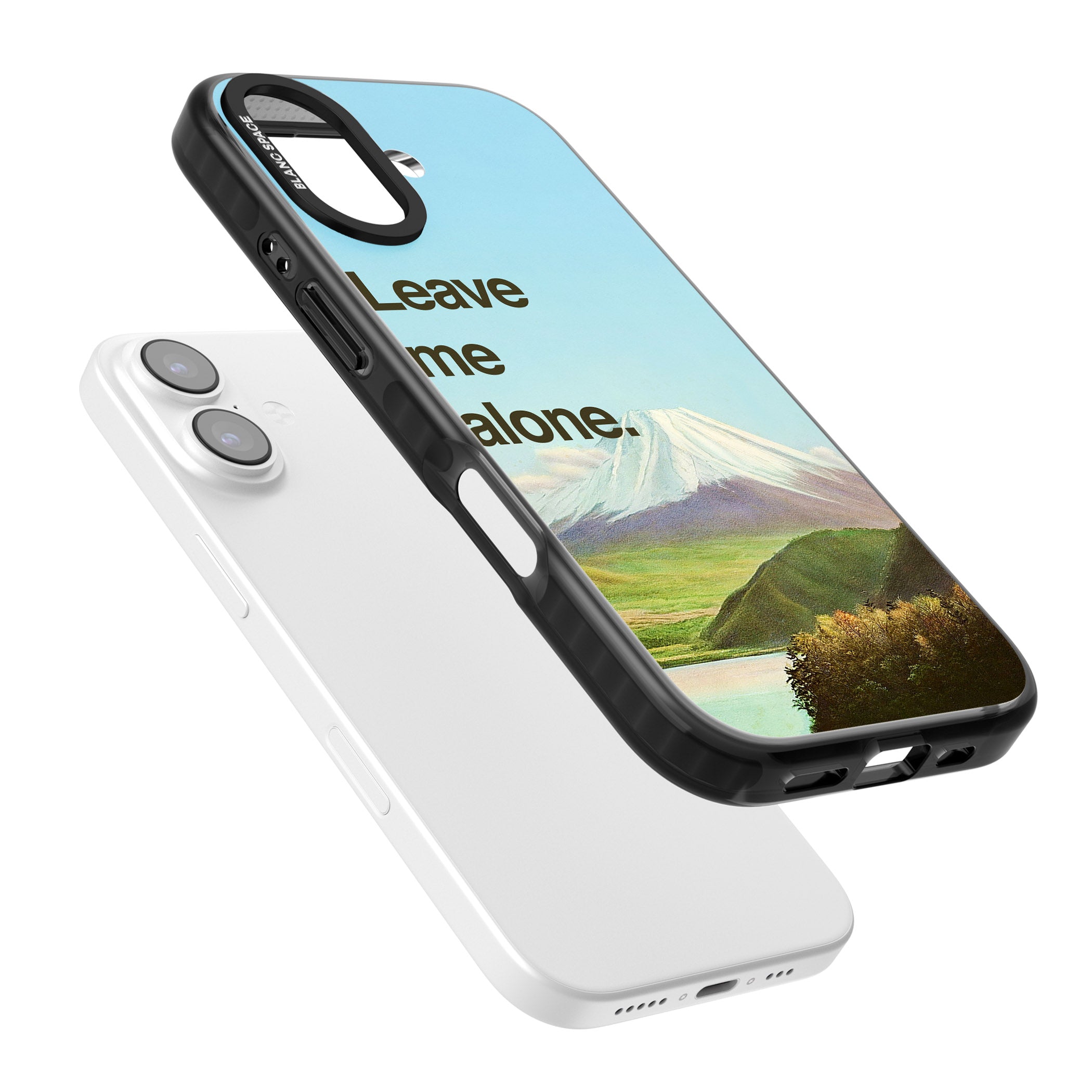 Leave Me Alone iPhone 17 Impact Black Phone Case Colours