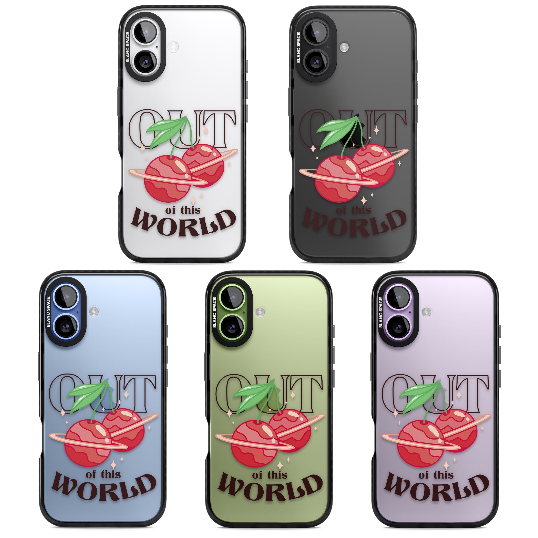 Out Of This World iPhone 17 Impact Black Phone Case APT Impact Protection