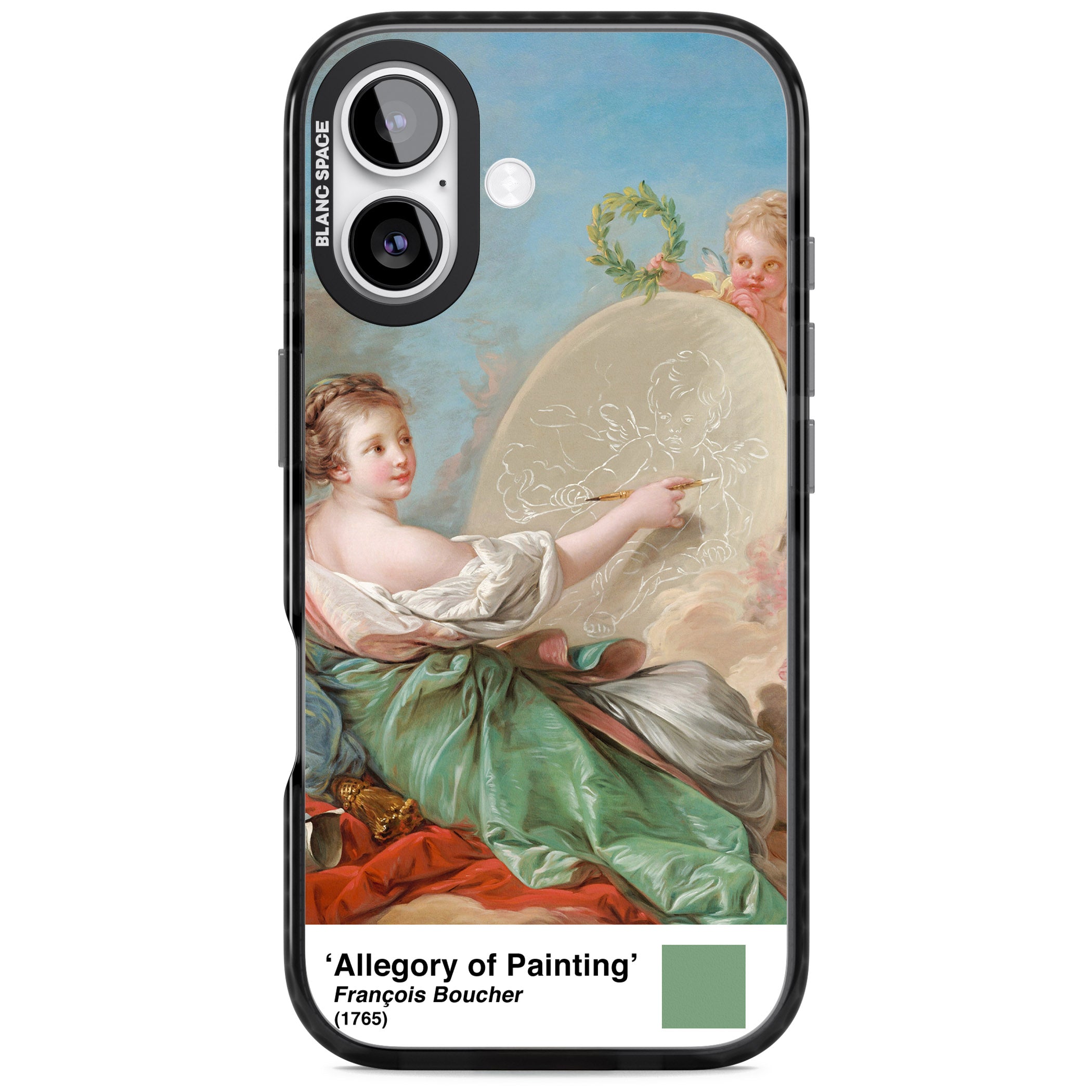 Allegory Of Painting iPhone 17 Impact Black Phone Case