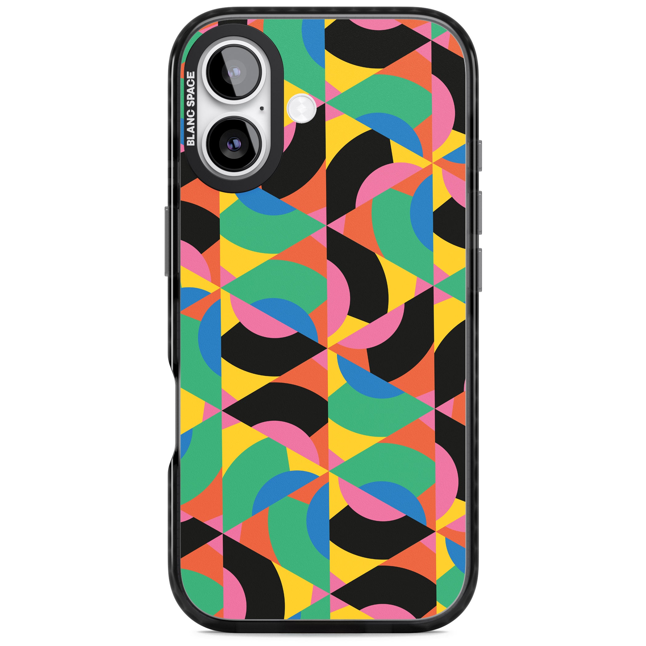 Abstract Carnival iPhone 17 Impact Black Phone Case